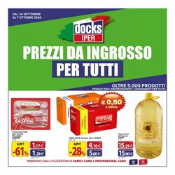 Volantino promozionale Docks Cash&Carry  valide dal 24/09/2026