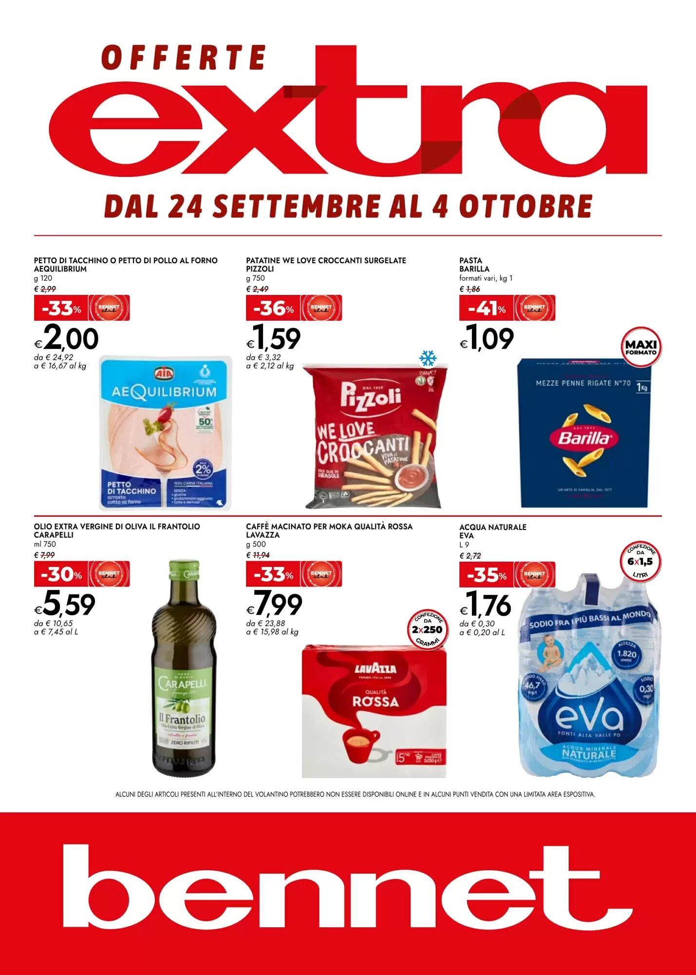 Volantino promozionale Bennet valide dal 24/09/2026 - Pagina 1.