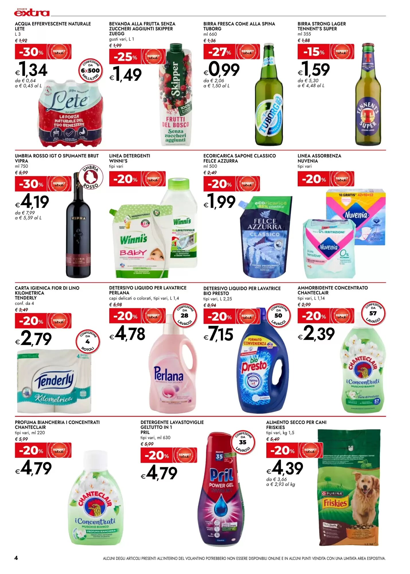 Volantino promozionale Bennet  valide dal 24/09/2026 - Pagina 4.