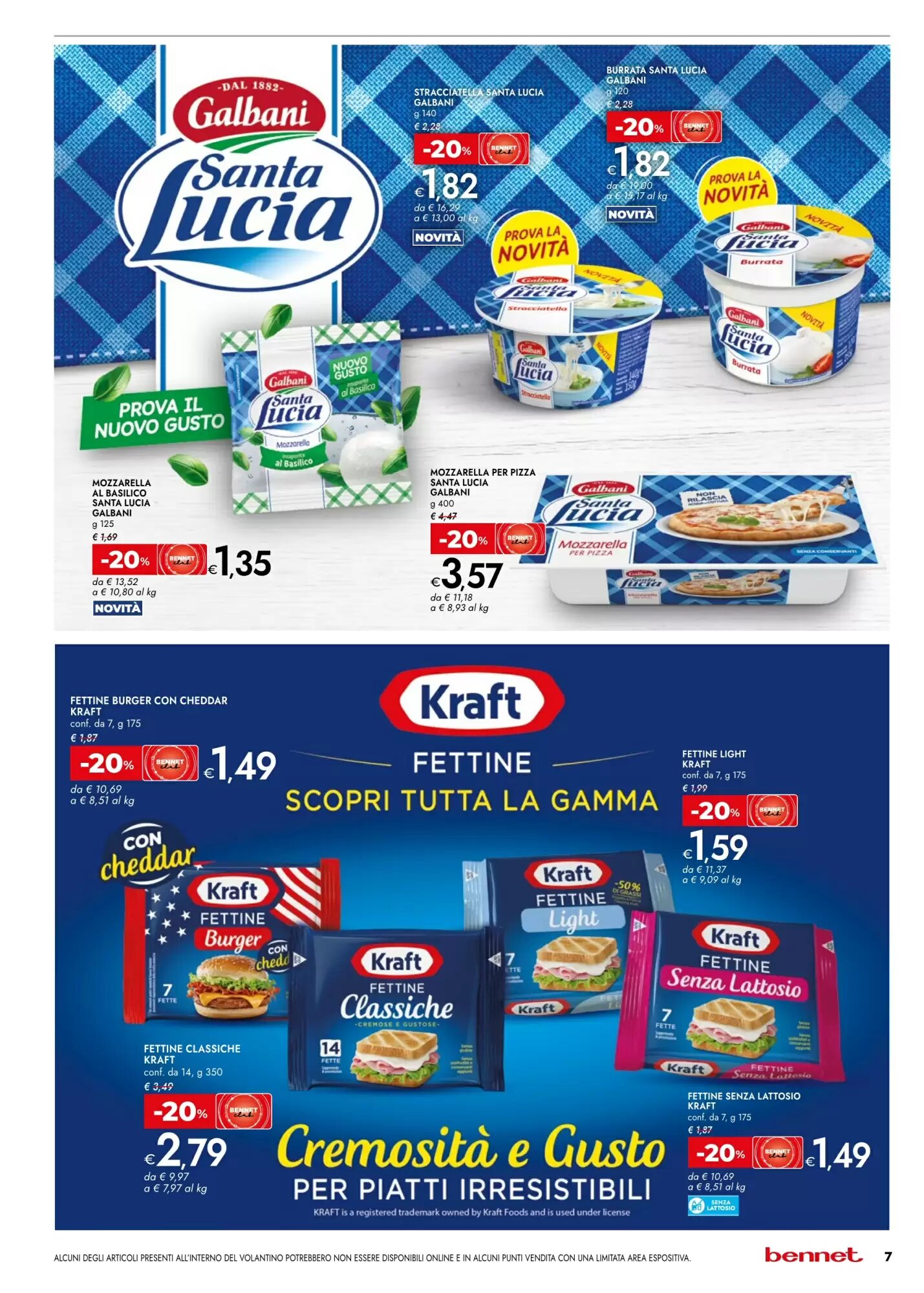 Volantino promozionale Bennet  valide dal 24/09/2026 - Pagina 7.