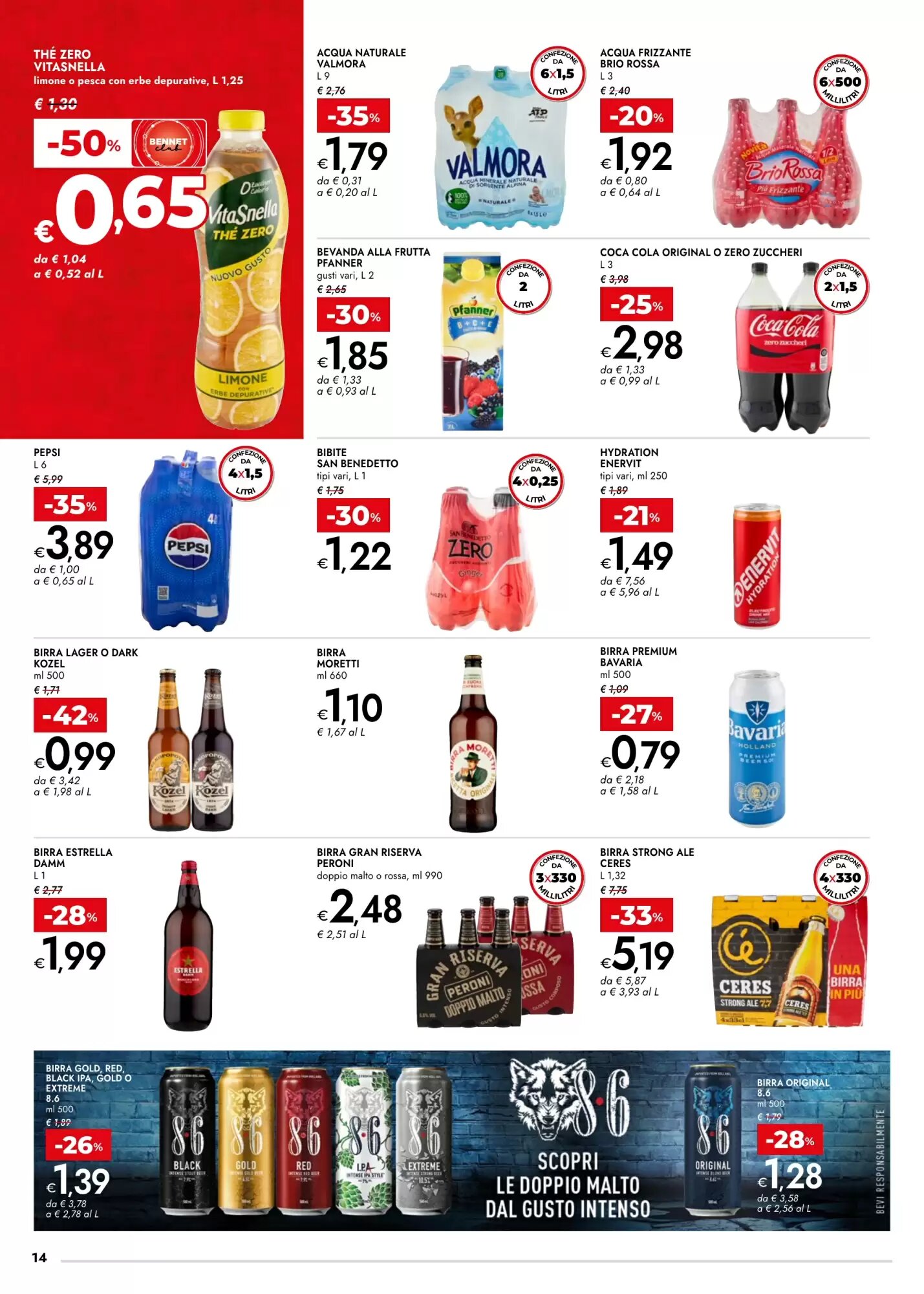 Volantino promozionale Bennet  valide dal 24/09/2026 - Pagina 14.