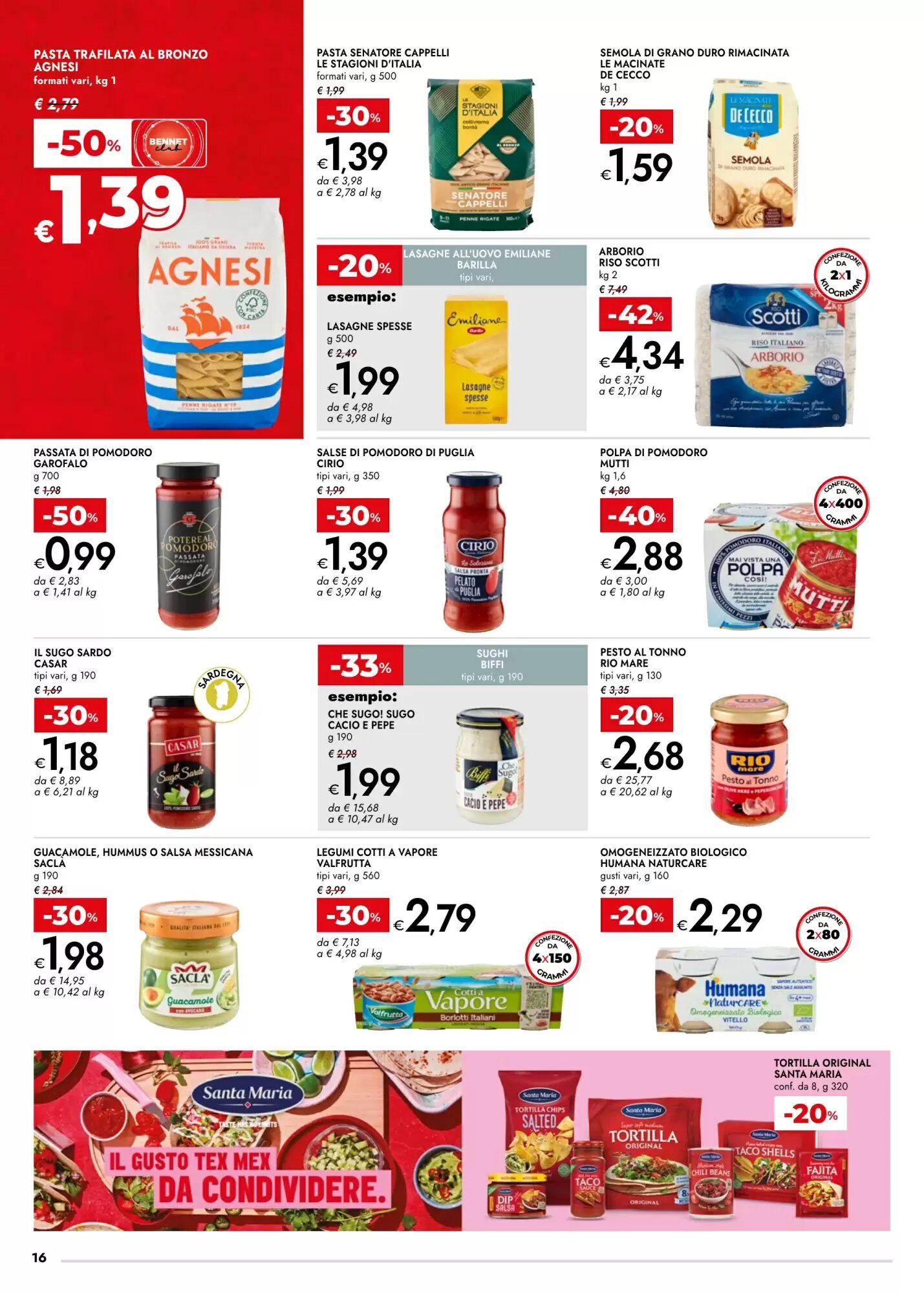 Volantino promozionale Bennet  valide dal 24/09/2026 - Pagina 16.