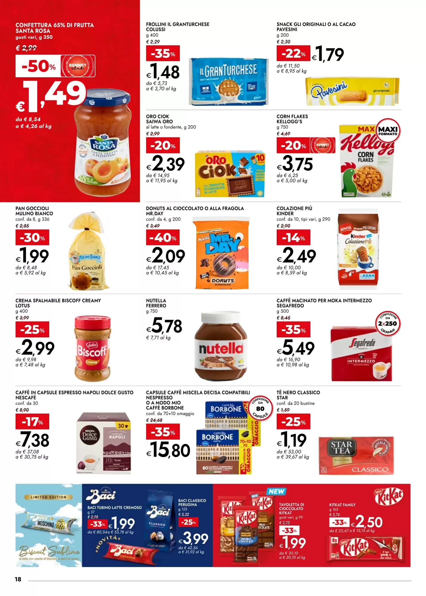 Volantino promozionale Bennet  valide dal 24/09/2026 - Pagina 18.