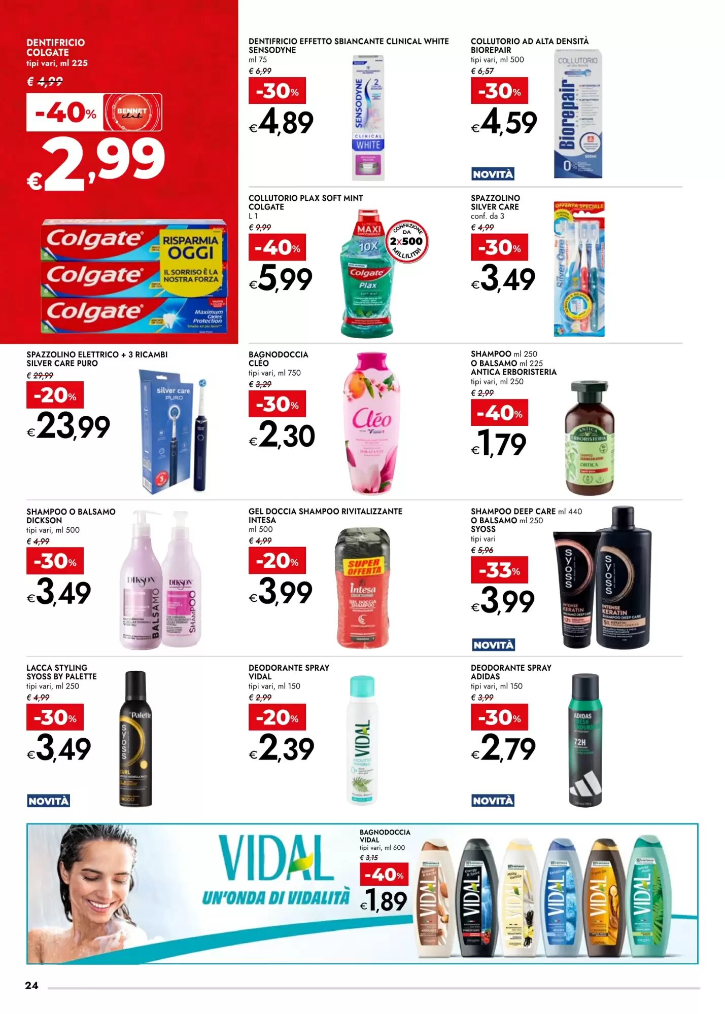 Volantino promozionale Bennet  valide dal 24/09/2026 - Pagina 24.