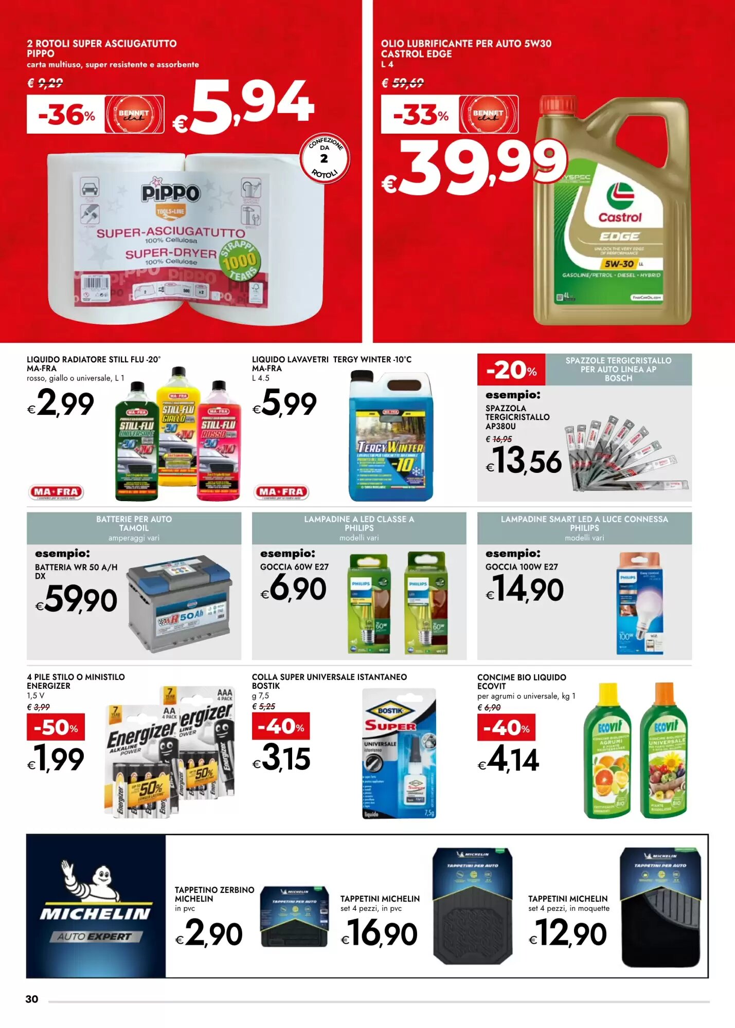 Volantino promozionale Bennet  valide dal 24/09/2026 - Pagina 30.