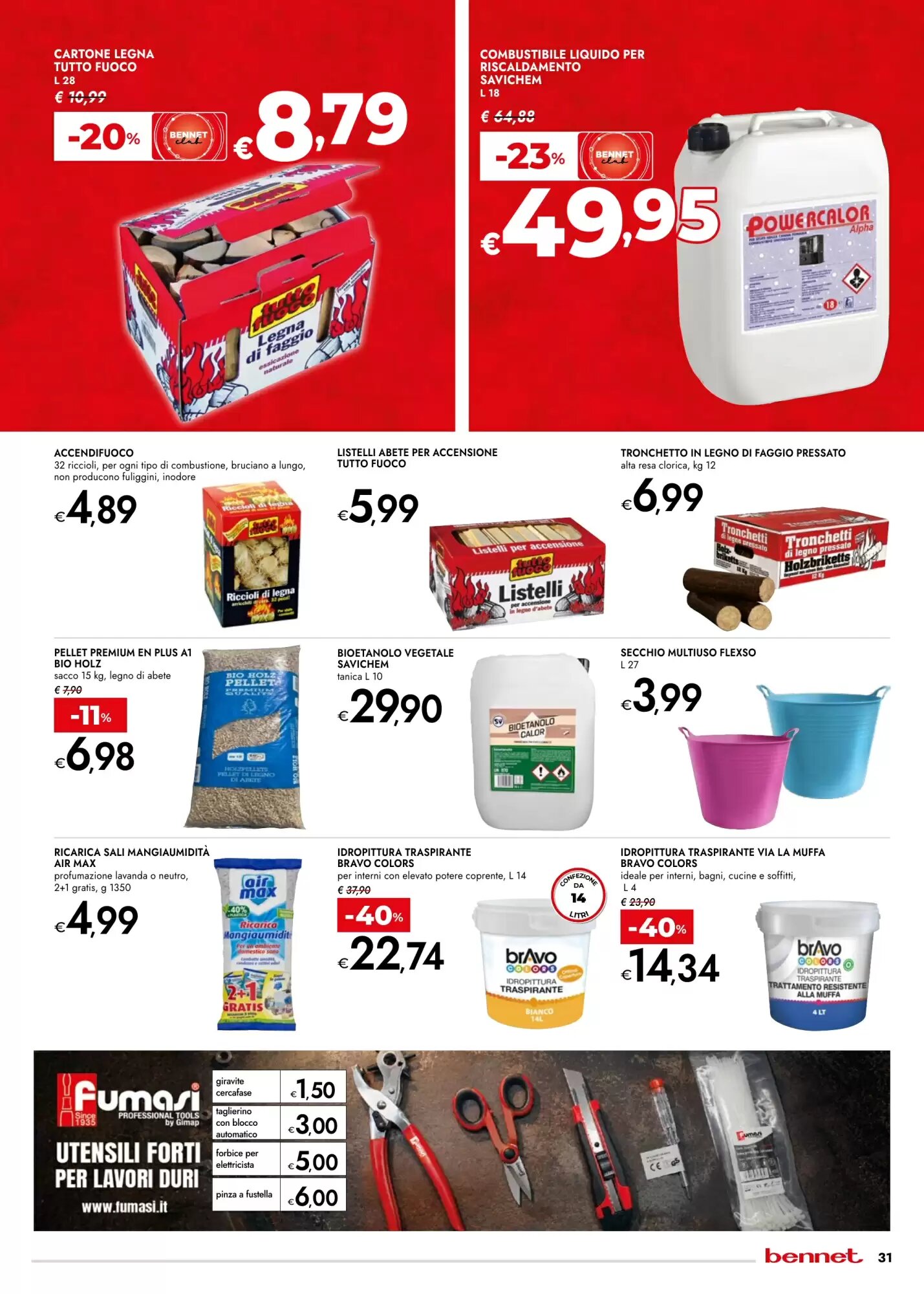 Volantino promozionale Bennet  valide dal 24/09/2026 - Pagina 31.