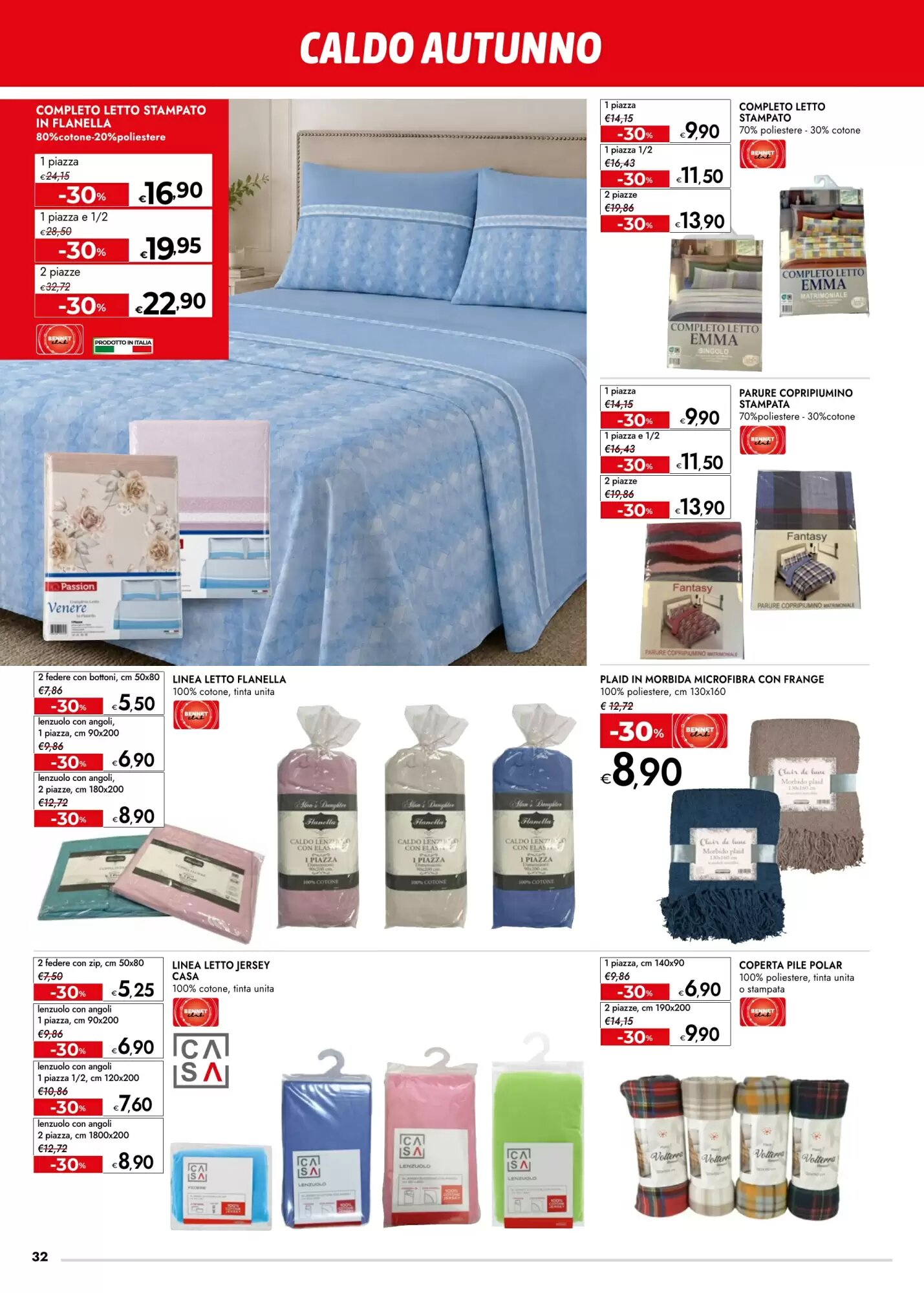 Volantino promozionale Bennet  valide dal 24/09/2026 - Pagina 32.