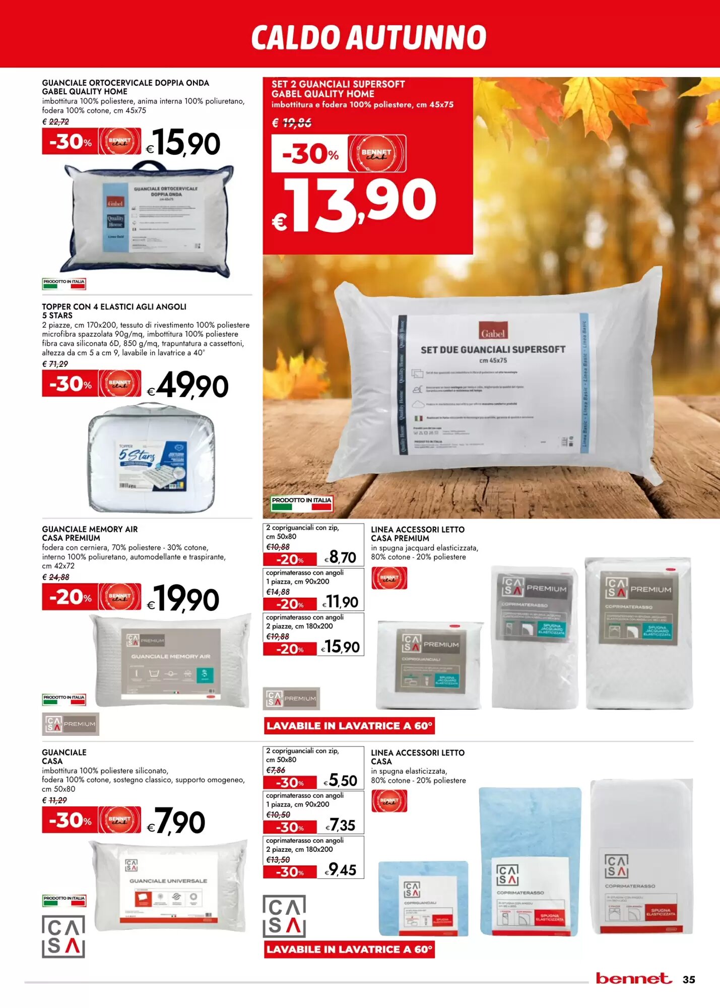 Volantino promozionale Bennet  valide dal 24/09/2026 - Pagina 35.