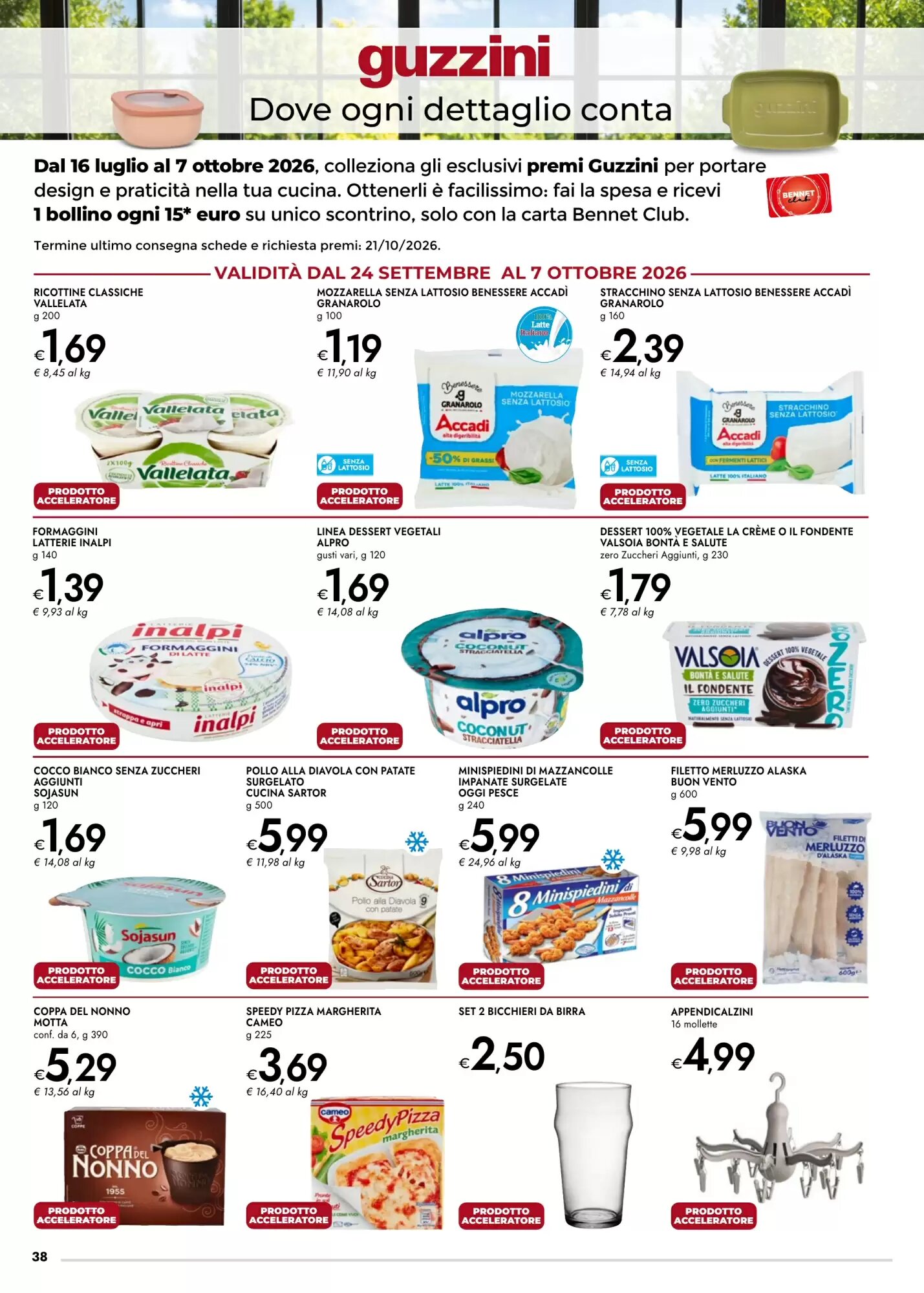 Volantino promozionale Bennet  valide dal 24/09/2026 - Pagina 38.