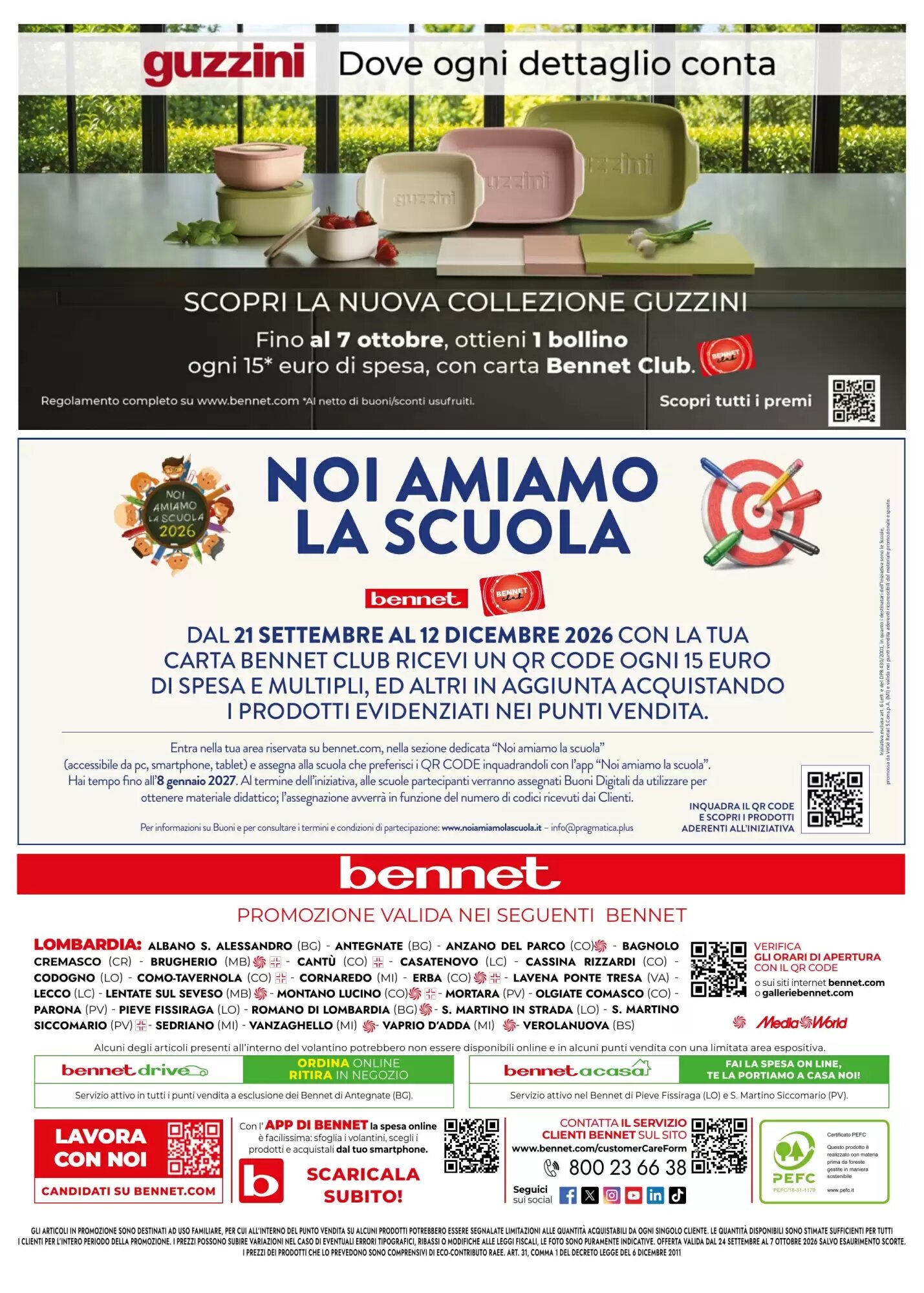 Volantino promozionale Bennet  valide dal 24/09/2026 - Pagina 48.