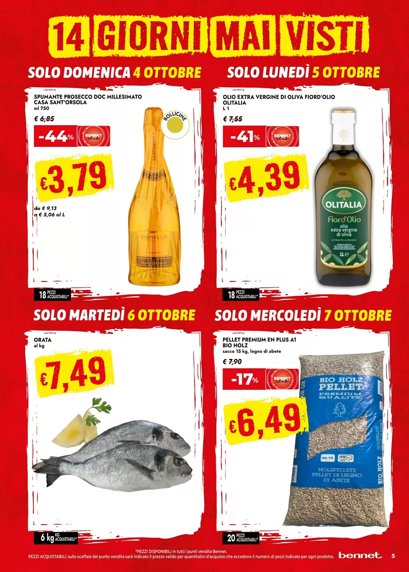 Volantino promozionale Bennet  valide dal 24/09/2026 - Pagina 5.