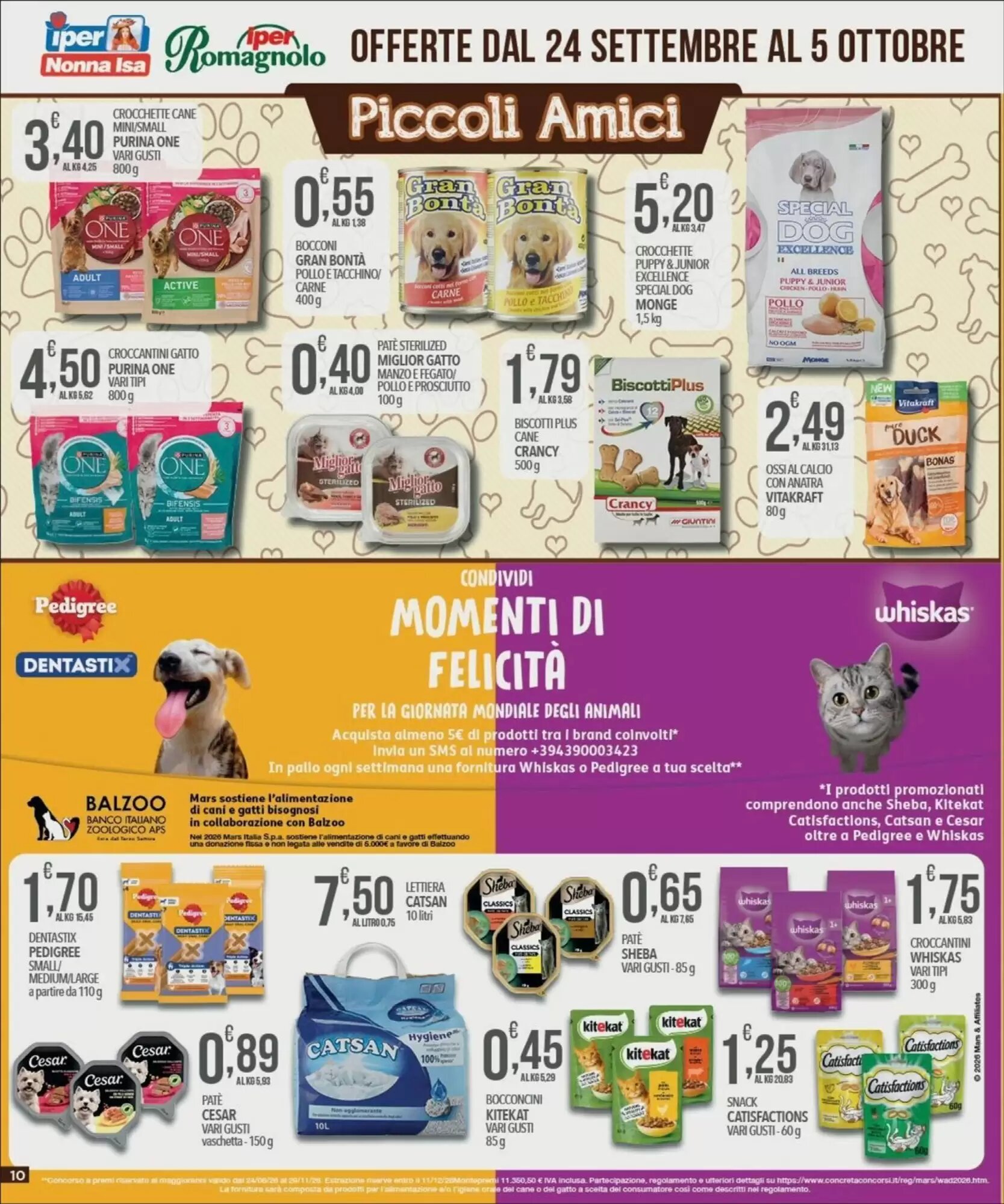 Volantino promozionale Iper Nonna Isa  valide dal 24/09/2026 - Pagina 10.