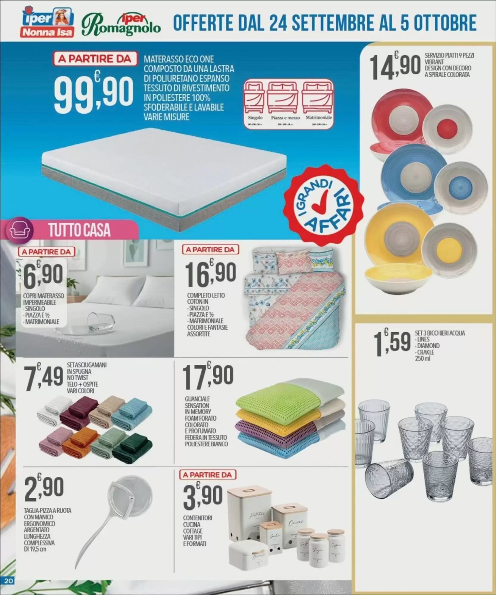 Volantino promozionale Iper Nonna Isa  valide dal 24/09/2026 - Pagina 20.
