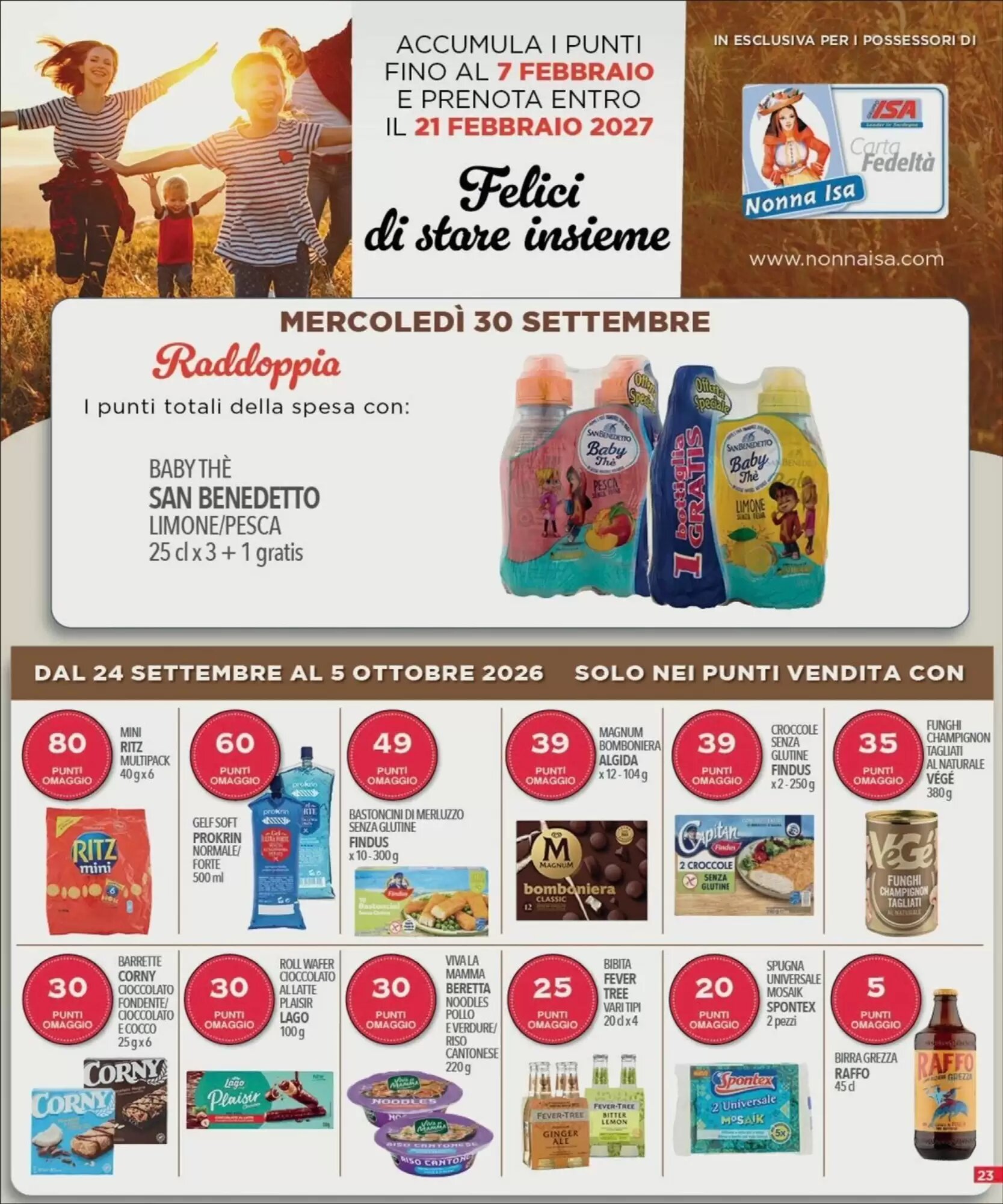 Volantino promozionale Iper Nonna Isa  valide dal 24/09/2026 - Pagina 23.