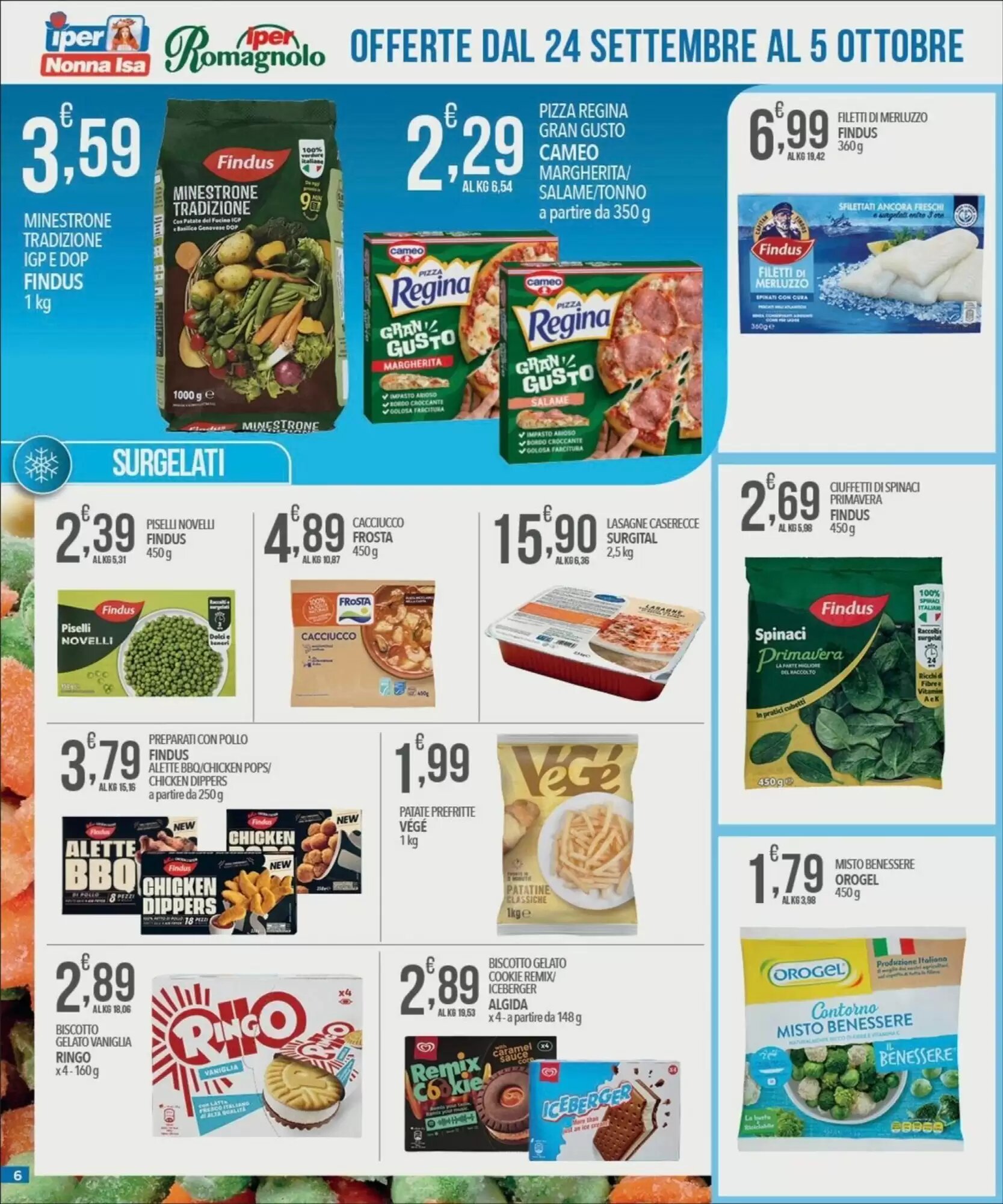 Volantino promozionale Iper Nonna Isa  valide dal 24/09/2026 - Pagina 6.