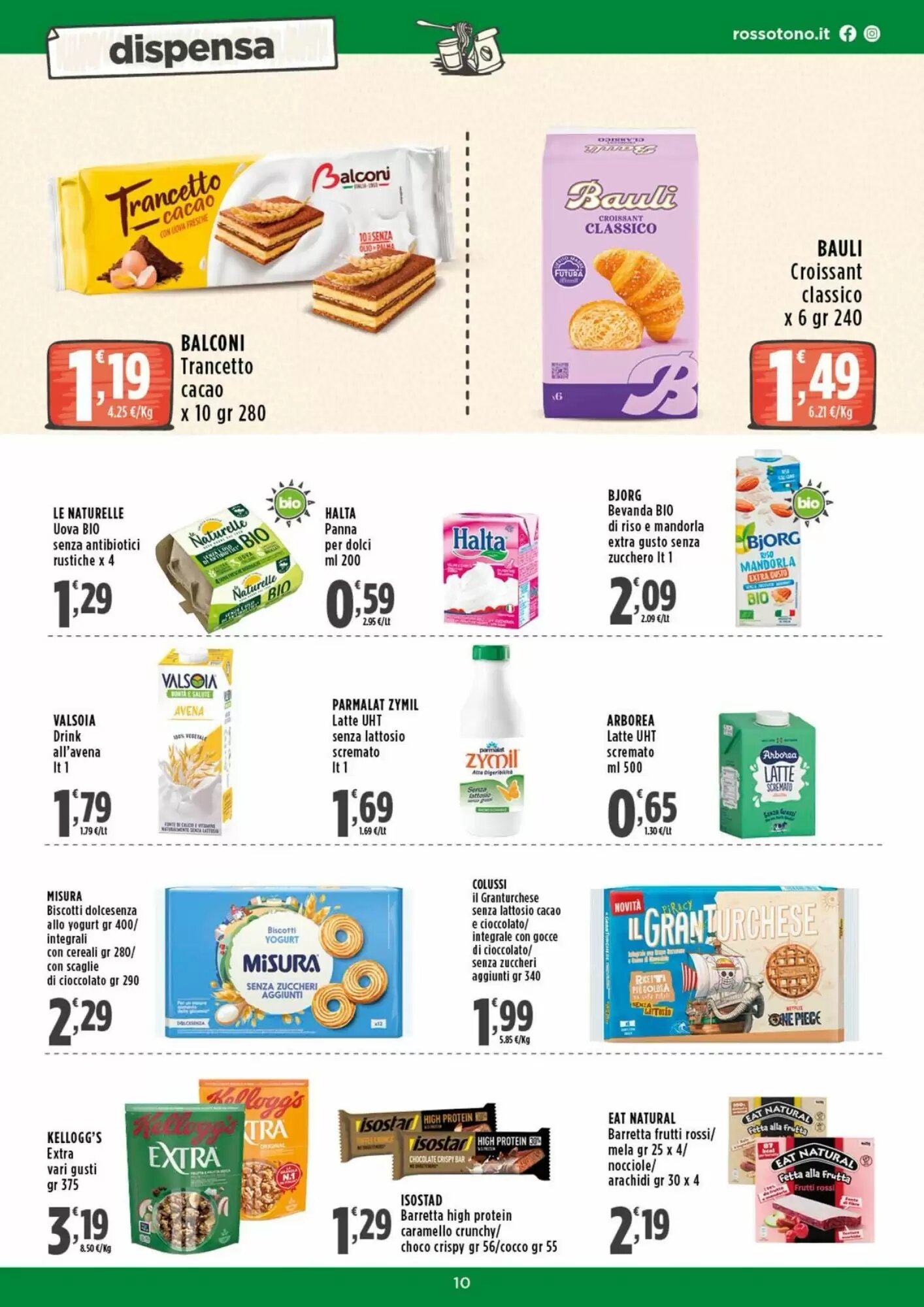 Volantino promozionale Rossotono  valide dal 24/09/2026 - Pagina 10.