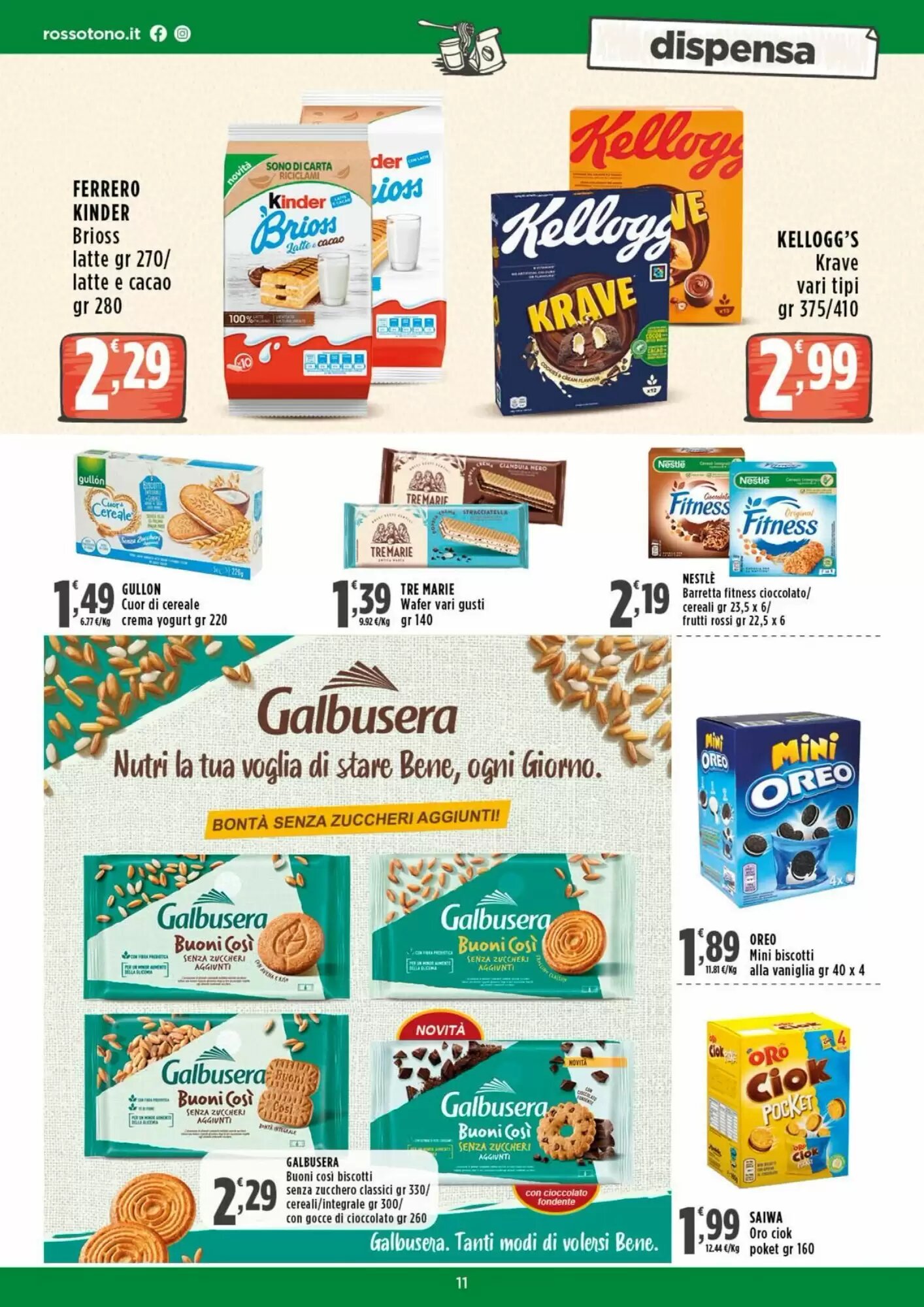 Volantino promozionale Rossotono  valide dal 24/09/2026 - Pagina 11.