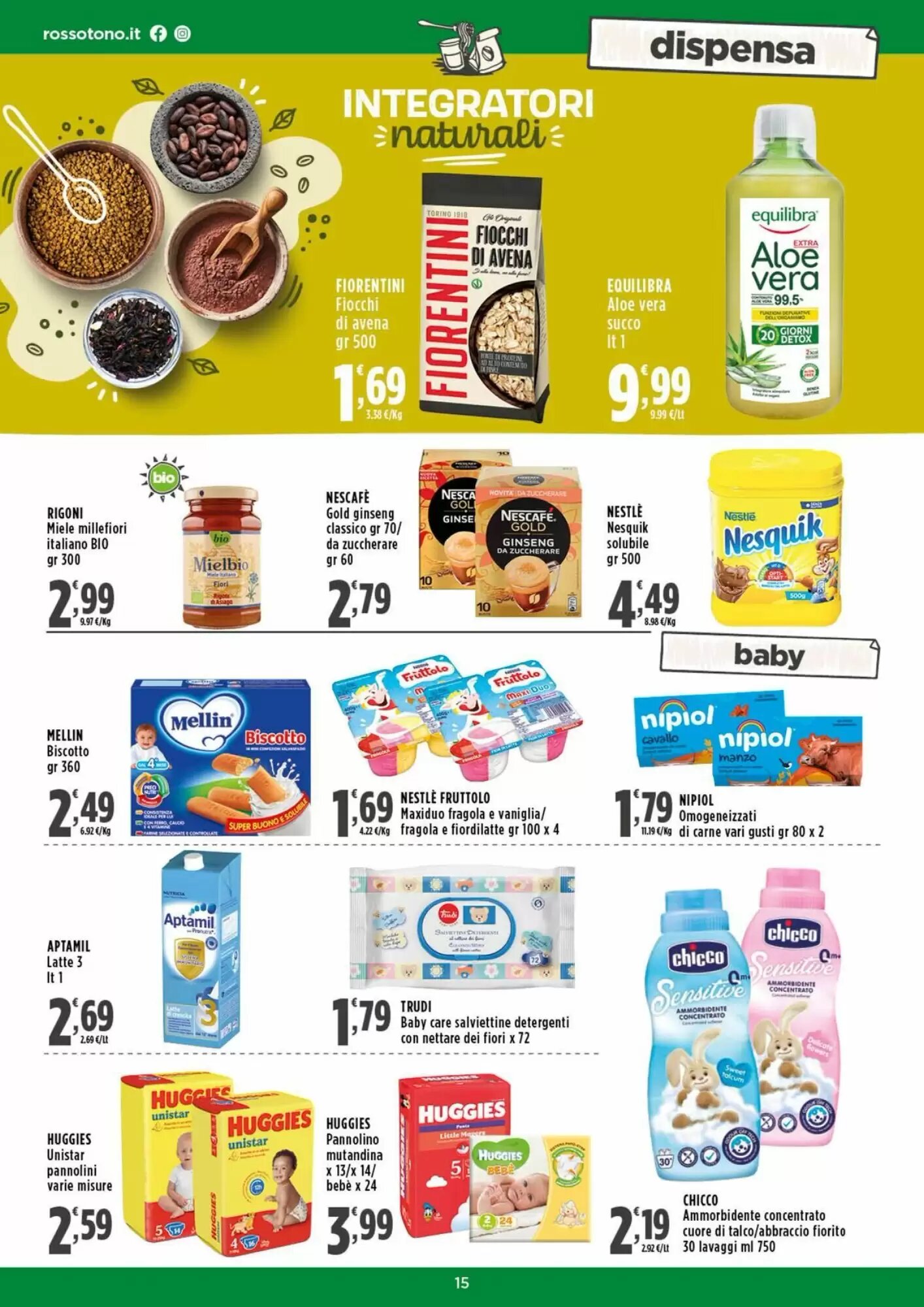 Volantino promozionale Rossotono  valide dal 24/09/2026 - Pagina 15.