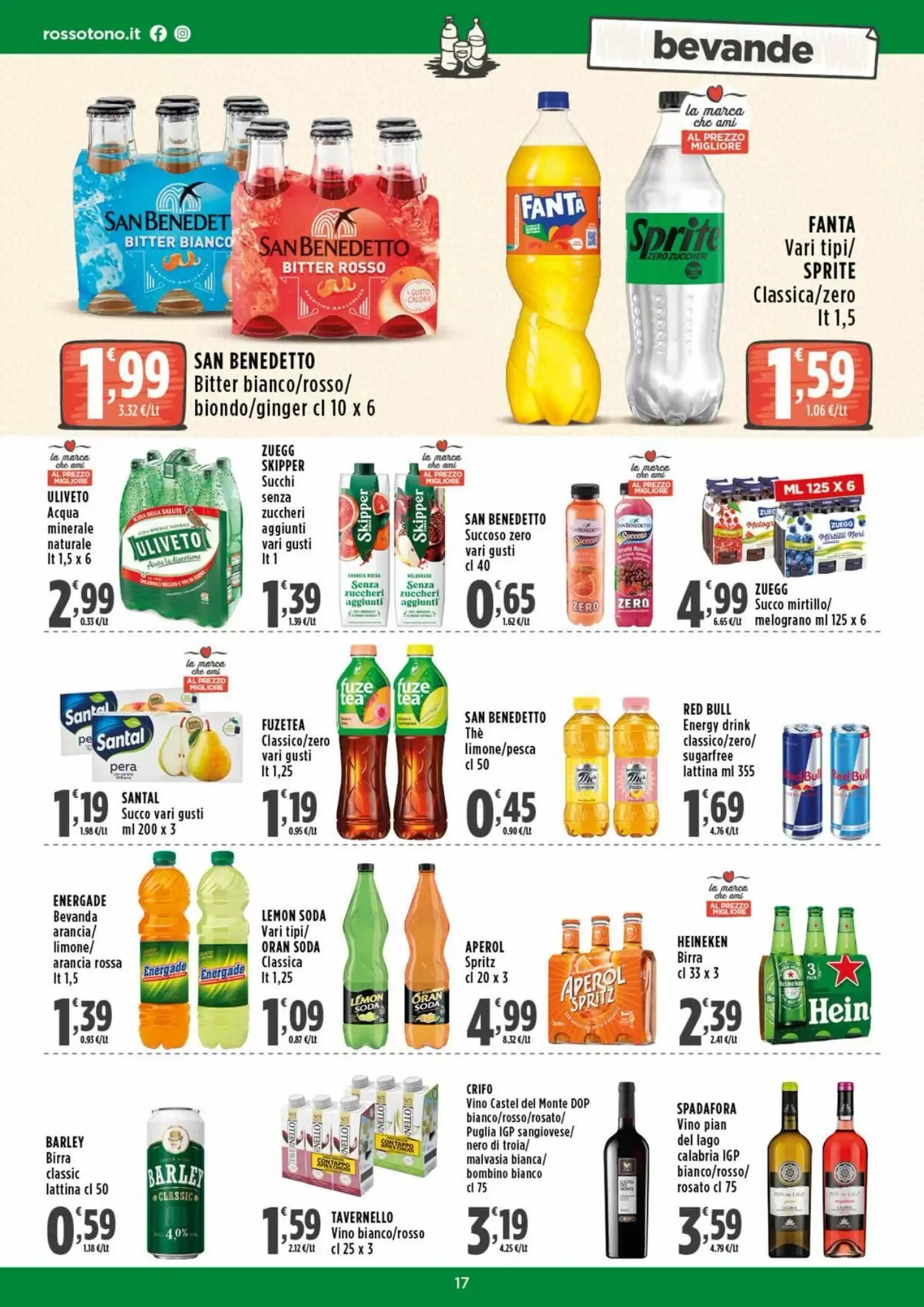 Volantino promozionale Rossotono  valide dal 24/09/2026 - Pagina 17.