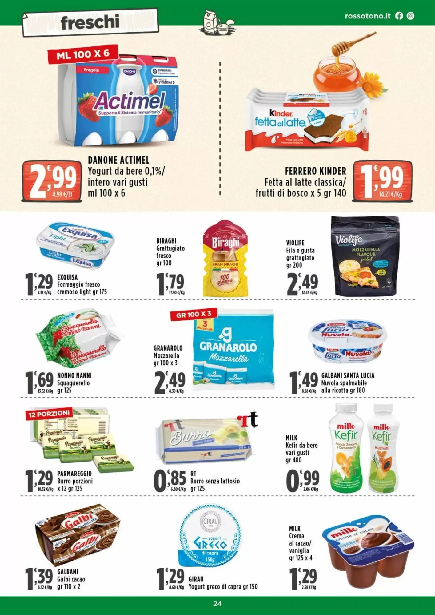 Volantino promozionale Rossotono  valide dal 24/09/2026 - Pagina 24.