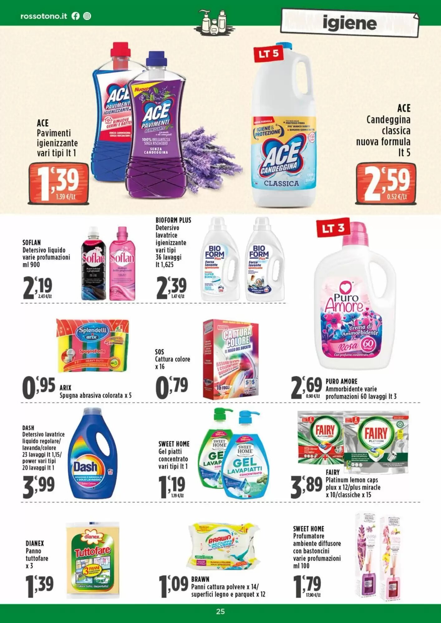 Volantino promozionale Rossotono  valide dal 24/09/2026 - Pagina 25.