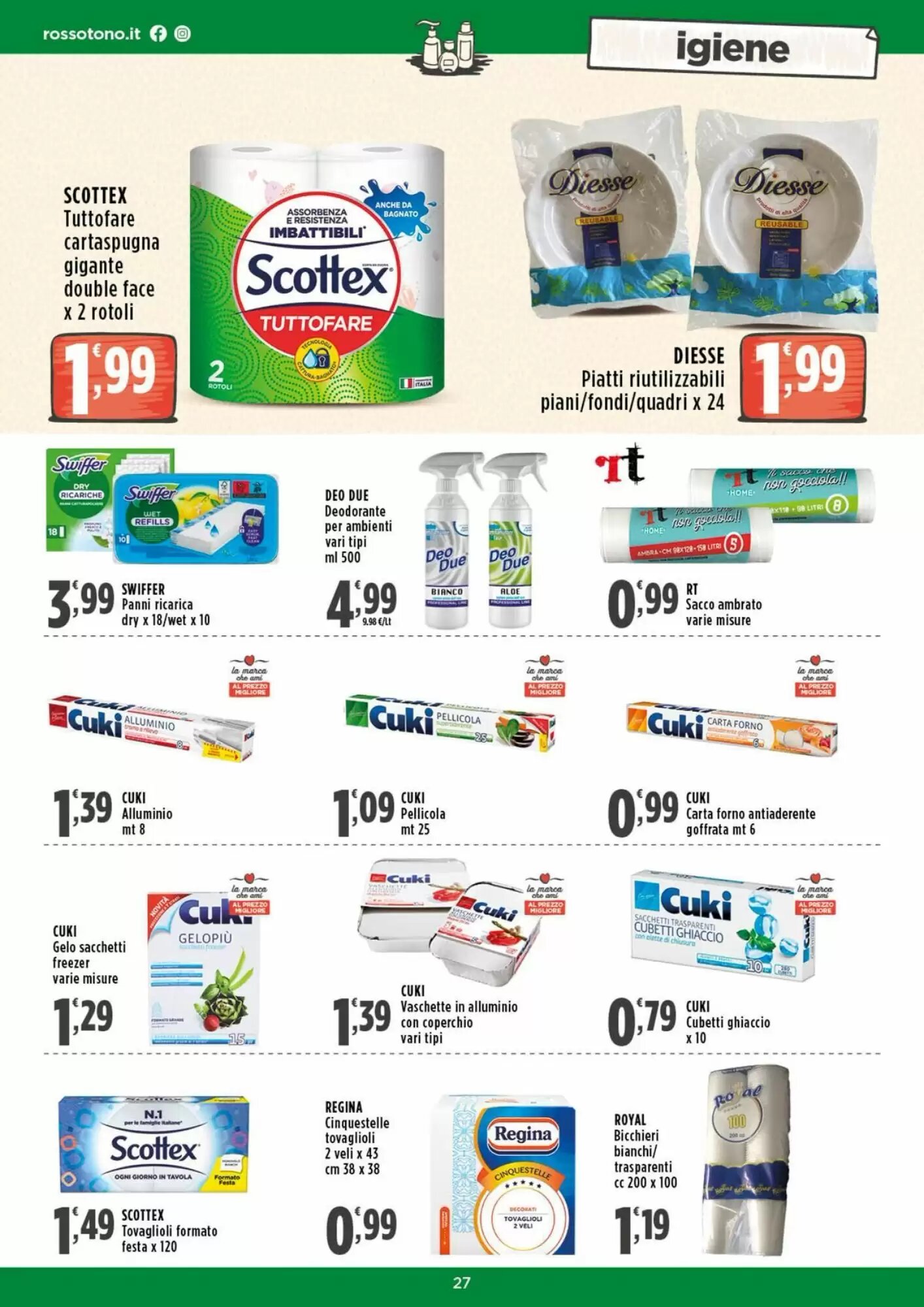 Volantino promozionale Rossotono  valide dal 24/09/2026 - Pagina 27.