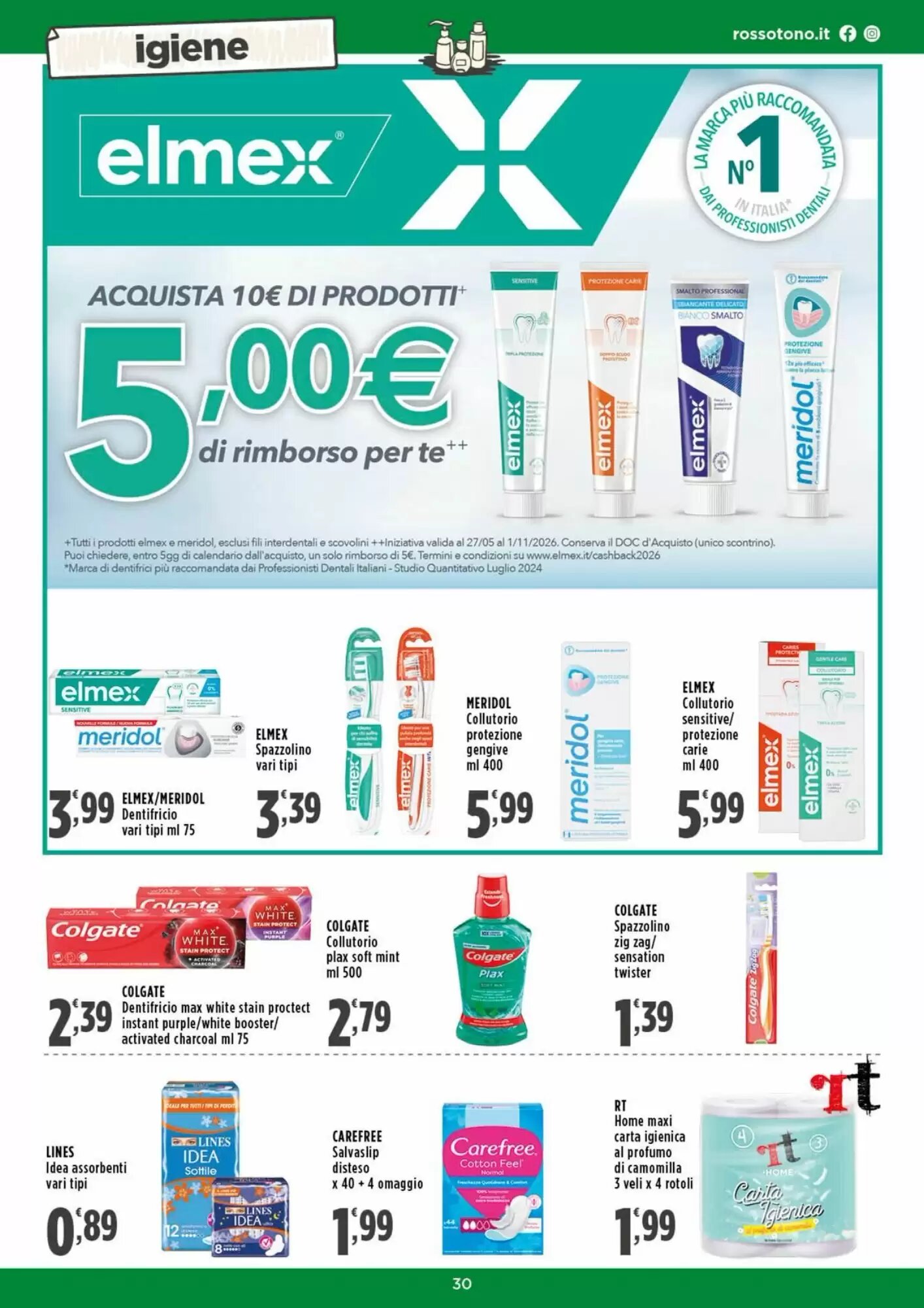 Volantino promozionale Rossotono  valide dal 24/09/2026 - Pagina 30.