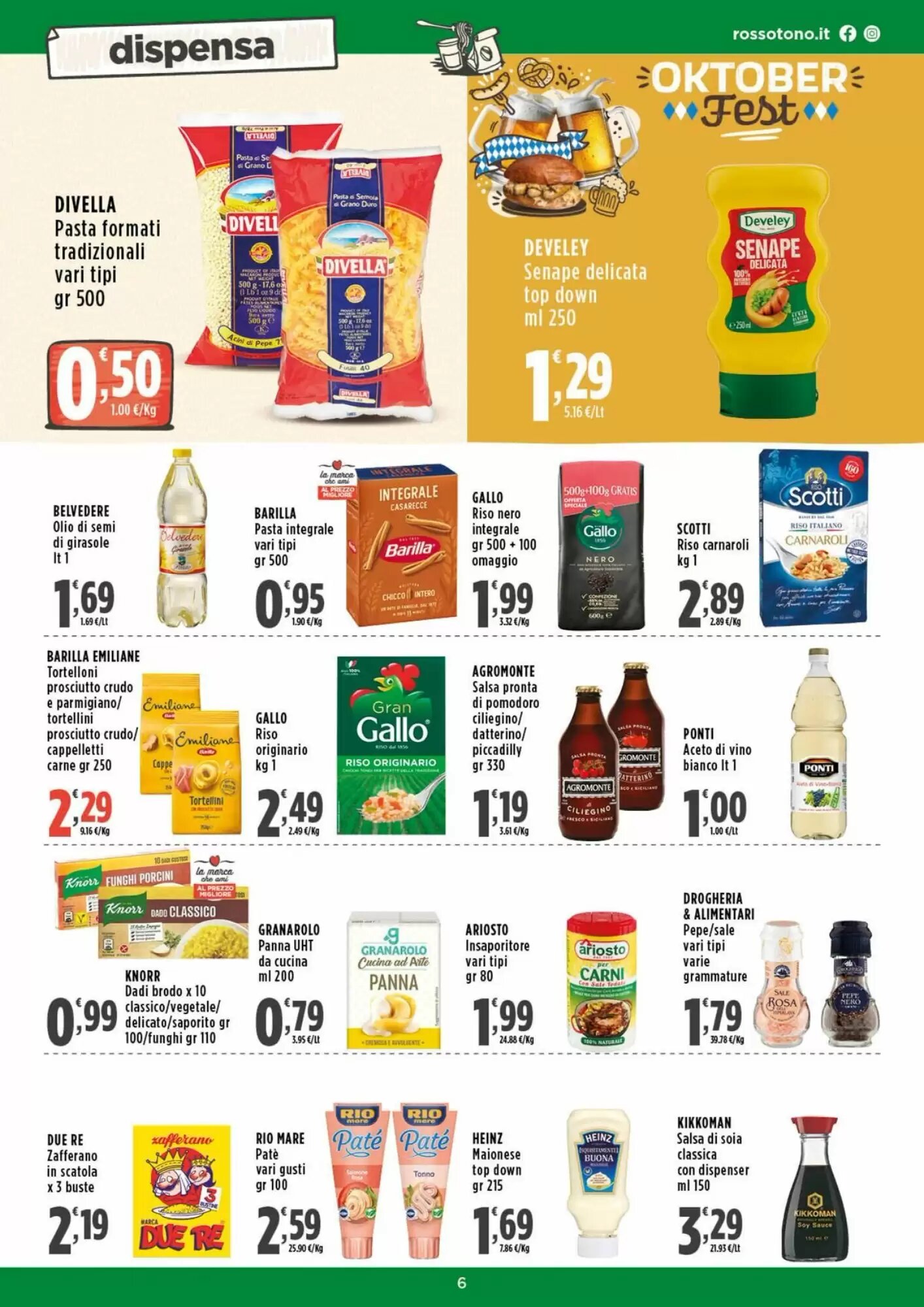 Volantino promozionale Rossotono  valide dal 24/09/2026 - Pagina 6.