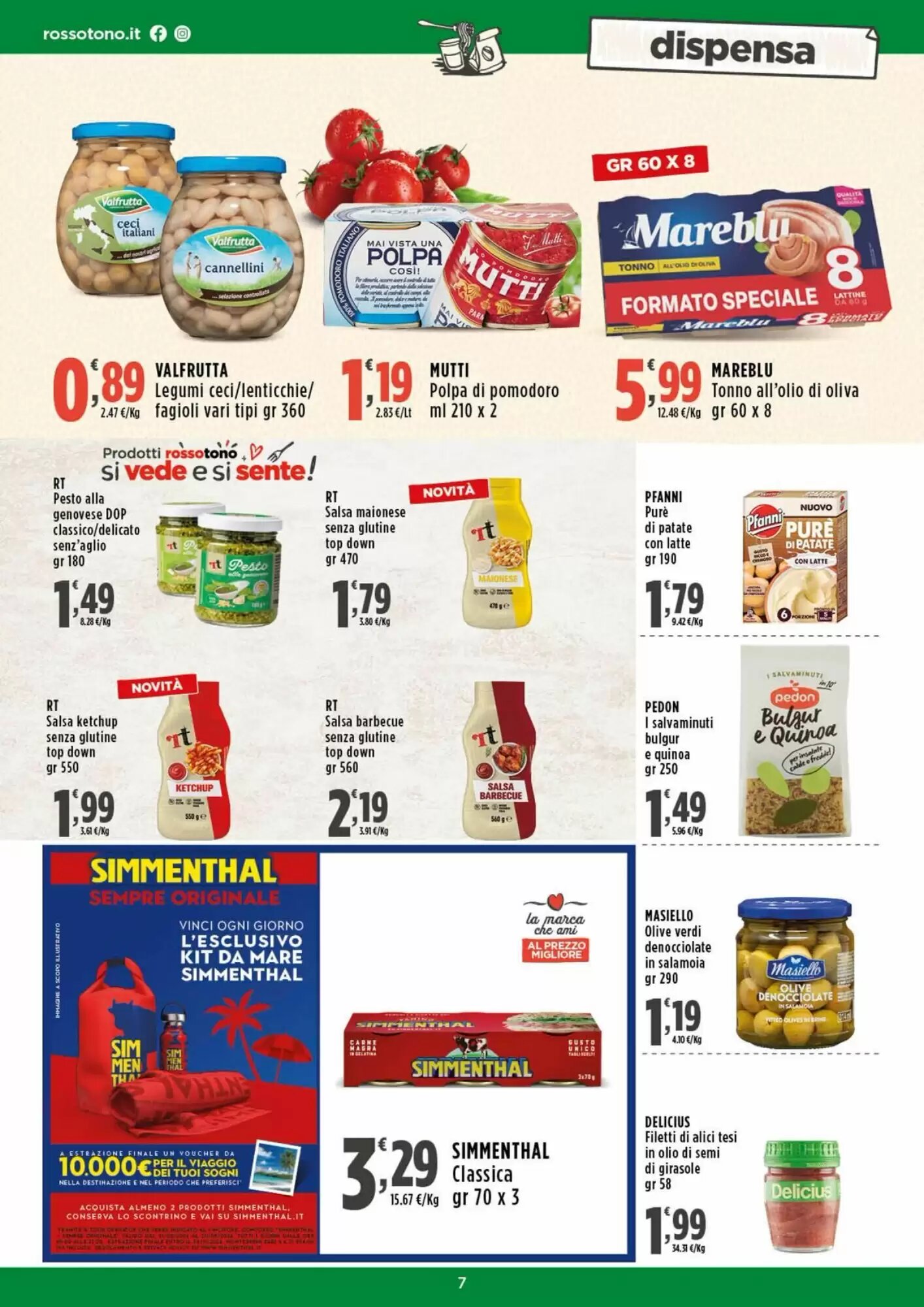 Volantino promozionale Rossotono  valide dal 24/09/2026 - Pagina 7.