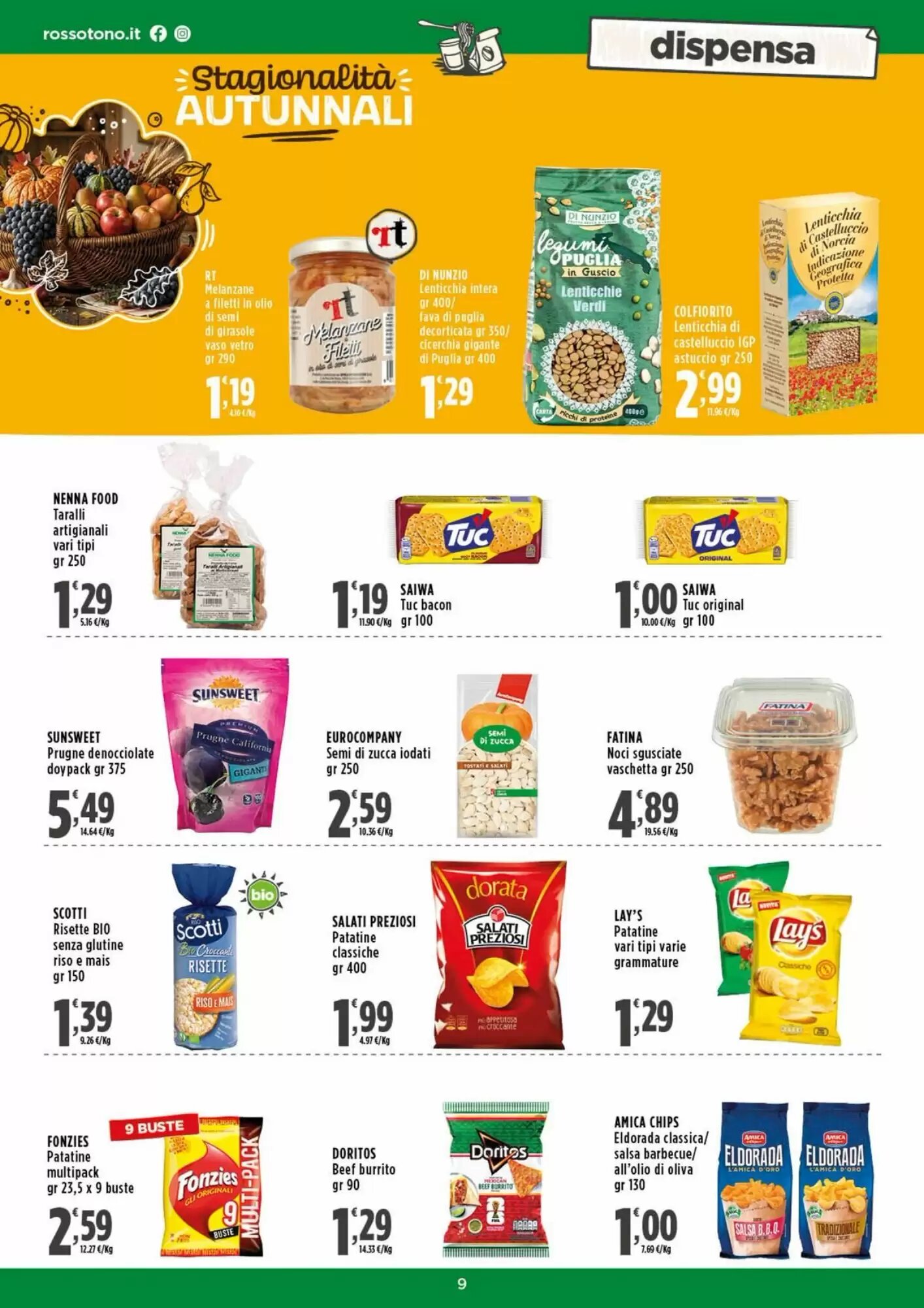 Volantino promozionale Rossotono  valide dal 24/09/2026 - Pagina 9.