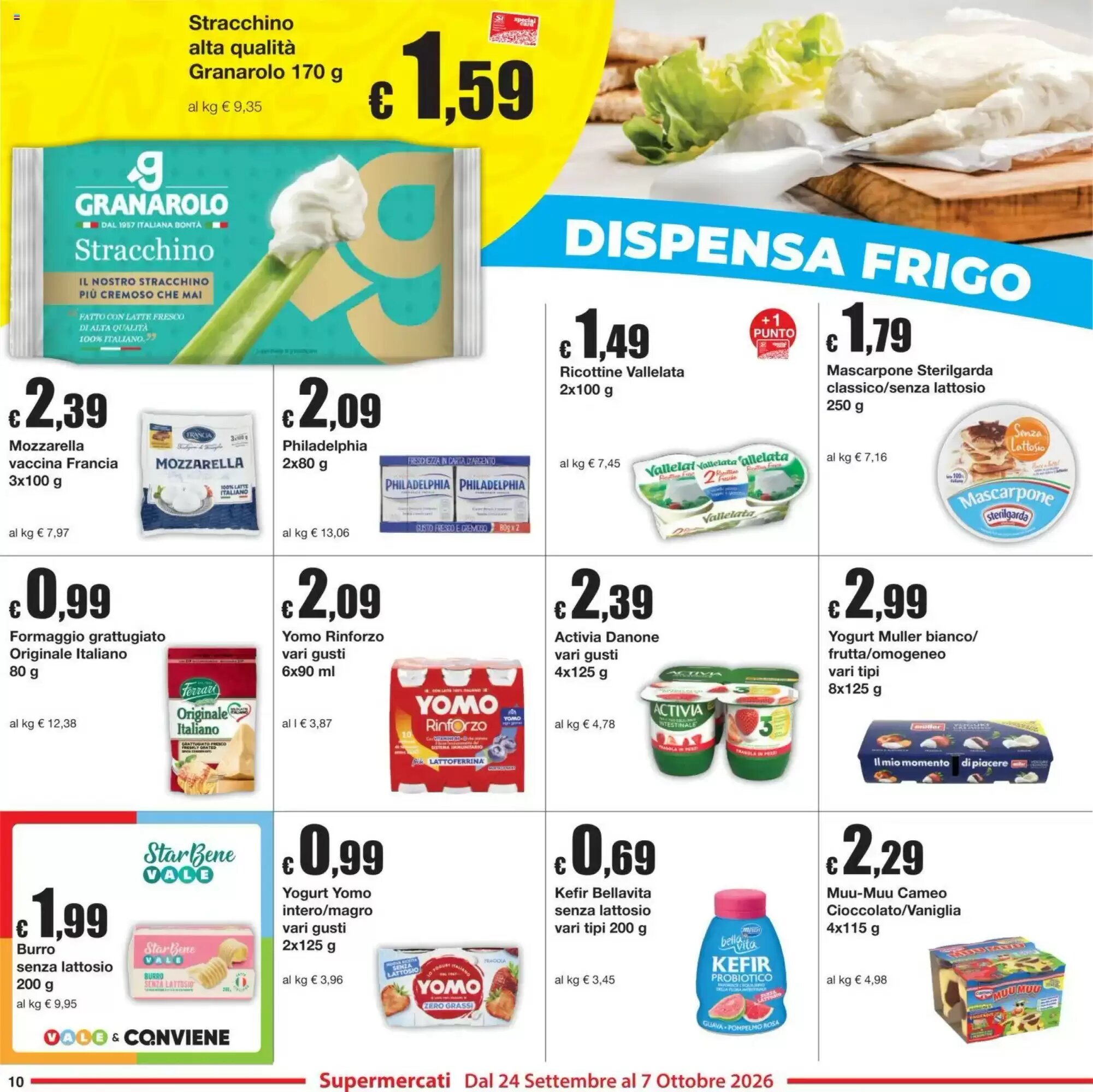 Volantino promozionale Sì con te  valide dal 24/09/2026 - Pagina 10.