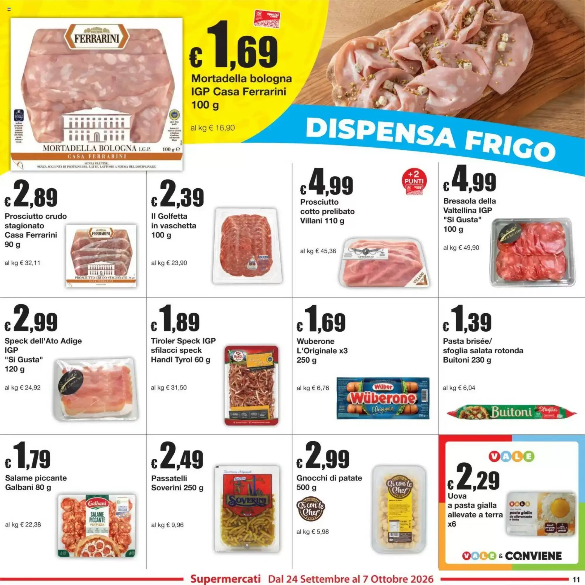 Volantino promozionale Sì con te  valide dal 24/09/2026 - Pagina 11.
