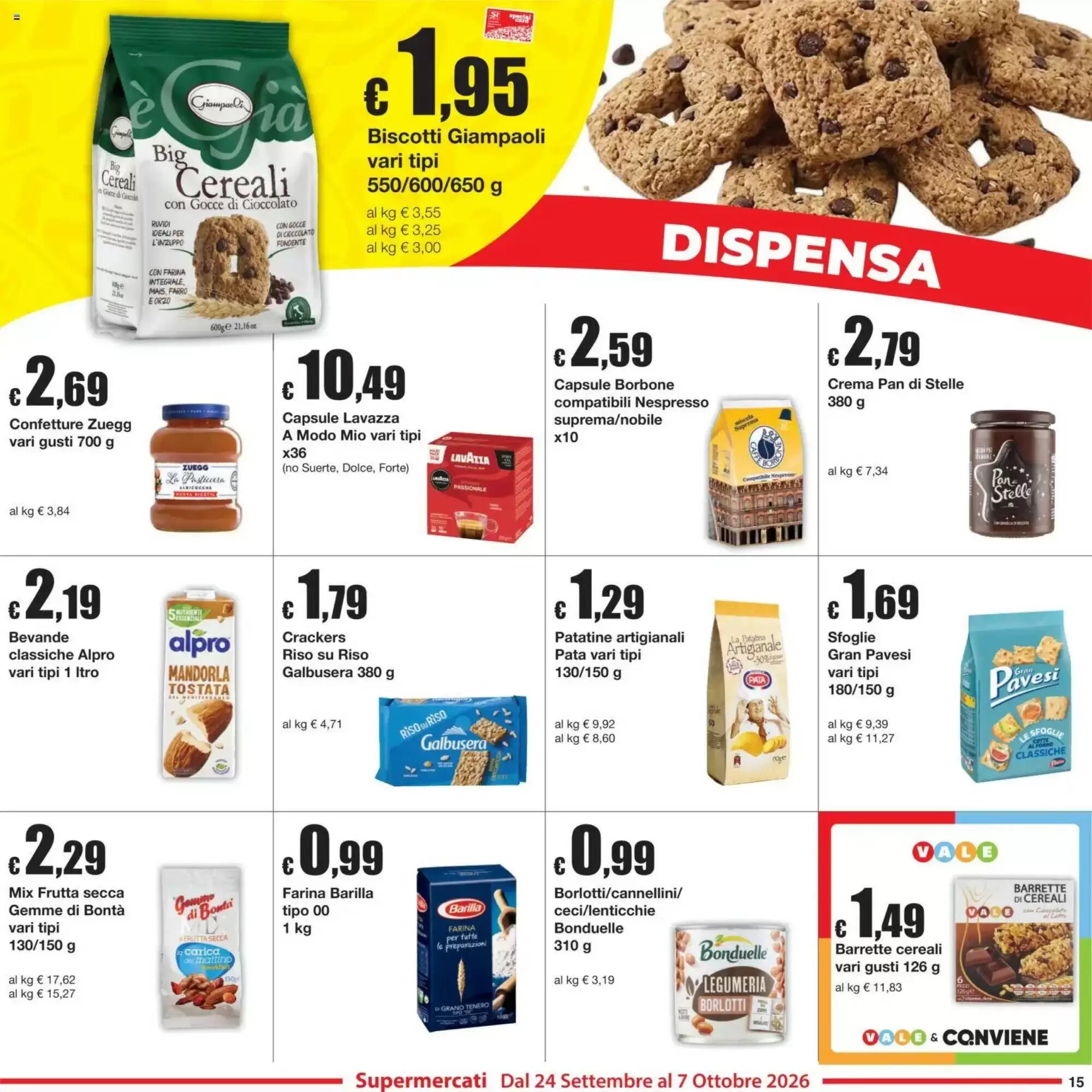 Volantino promozionale Sì con te  valide dal 24/09/2026 - Pagina 15.