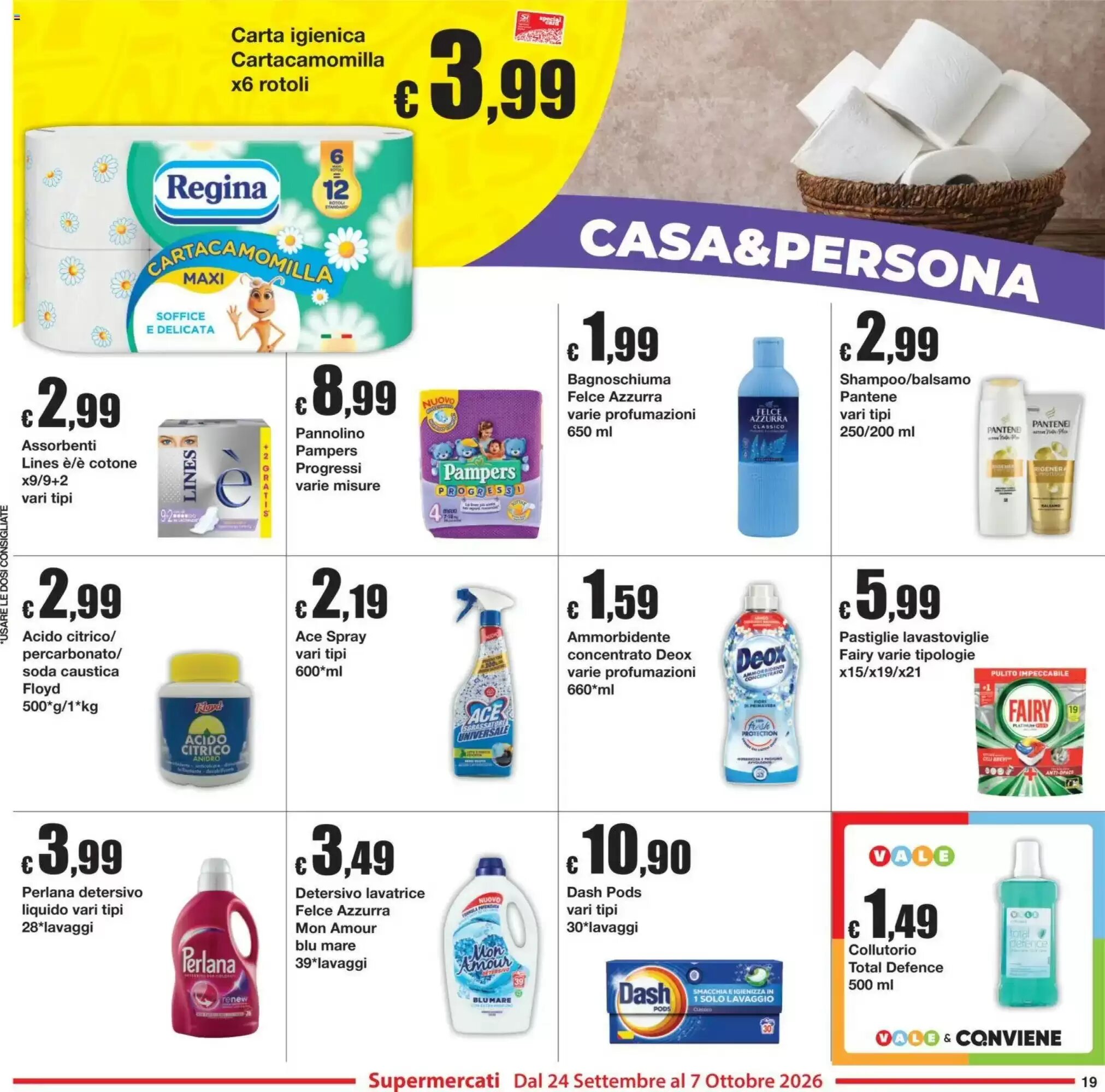 Volantino promozionale Sì con te  valide dal 24/09/2026 - Pagina 19.