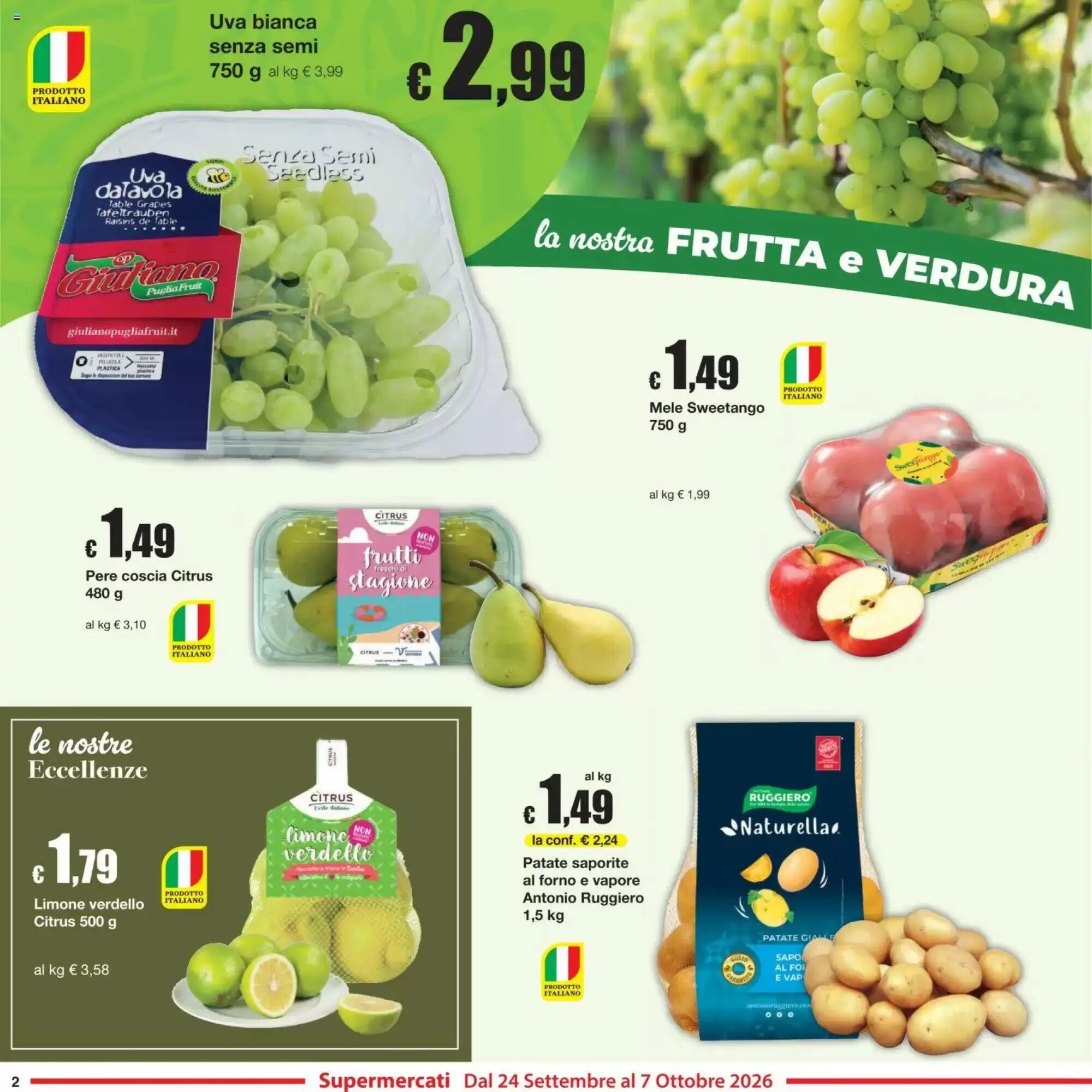 Volantino promozionale Sì con te  valide dal 24/09/2026 - Pagina 2.