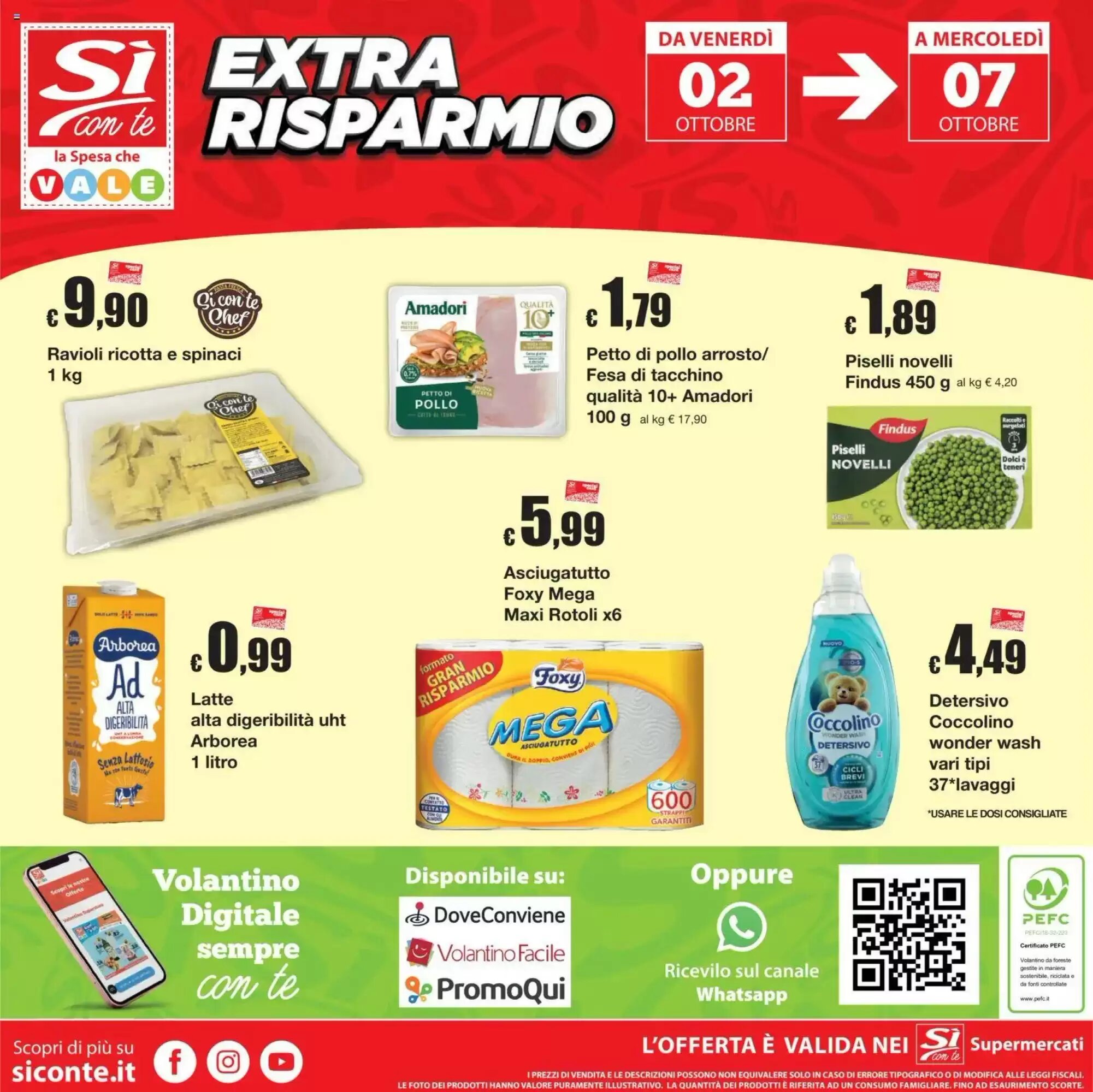 Volantino promozionale Sì con te  valide dal 24/09/2026 - Pagina 20.