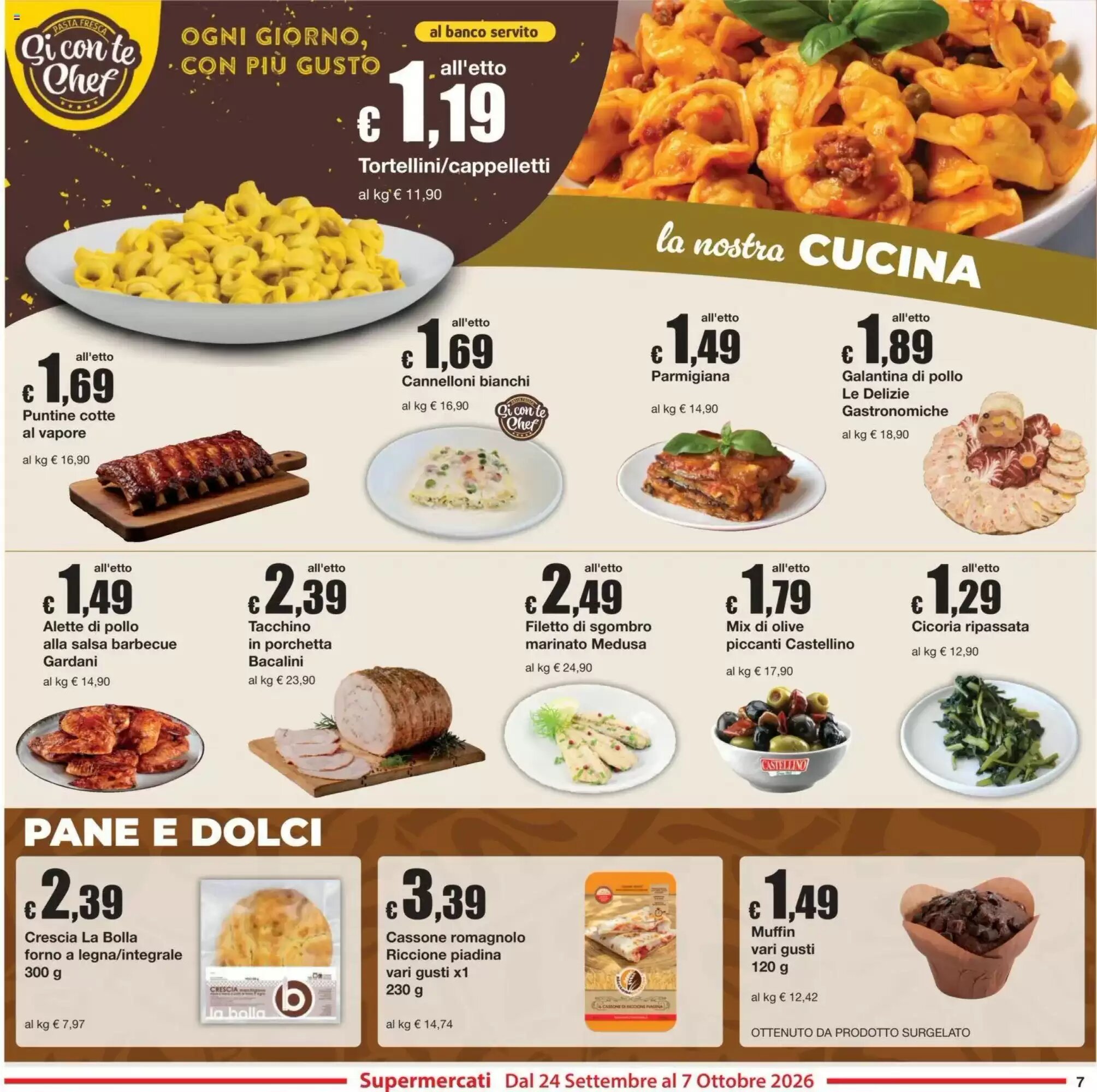 Volantino promozionale Sì con te  valide dal 24/09/2026 - Pagina 7.