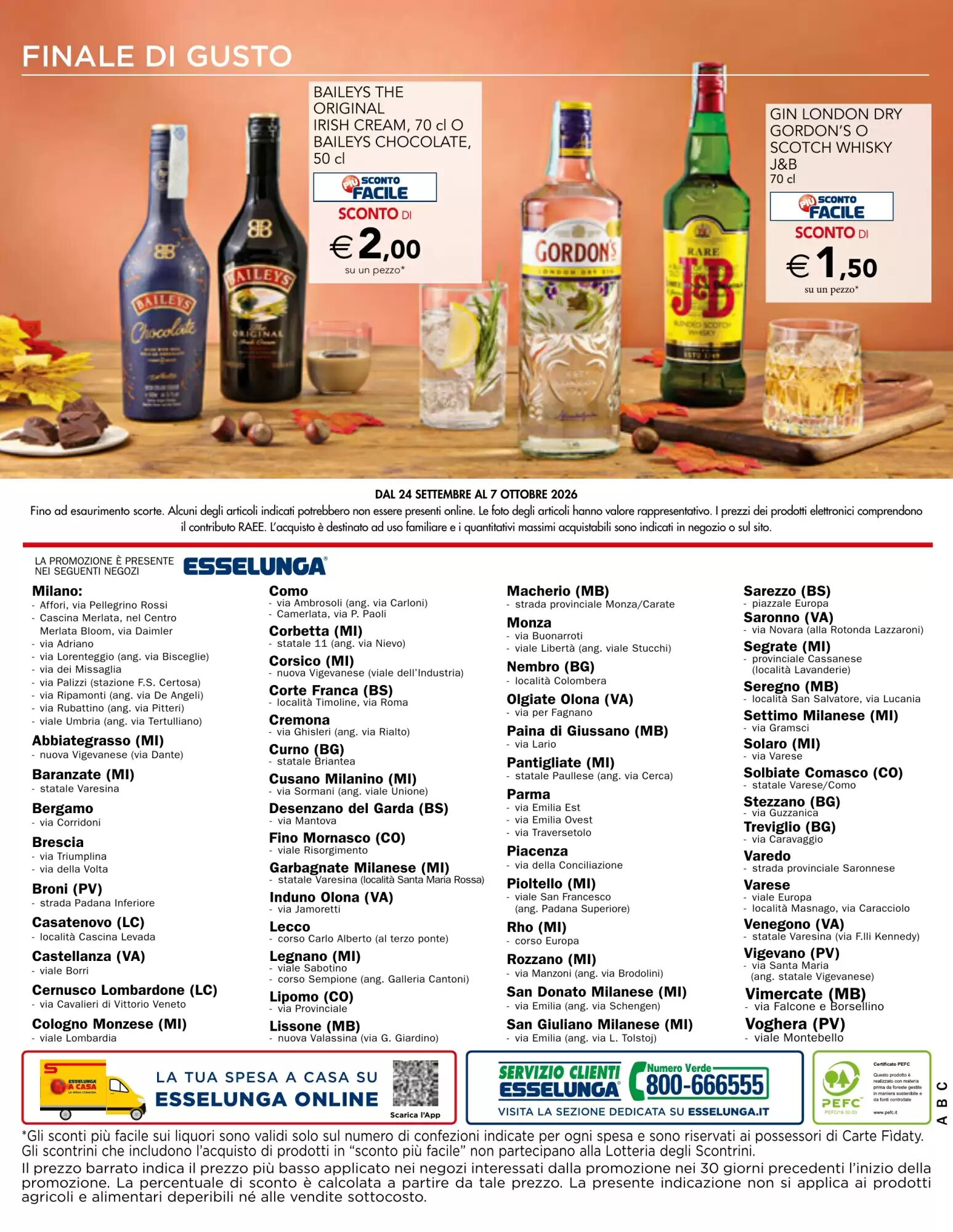 Volantino promozionale Esselunga  valide dal 24/09/2026 - Pagina 20.