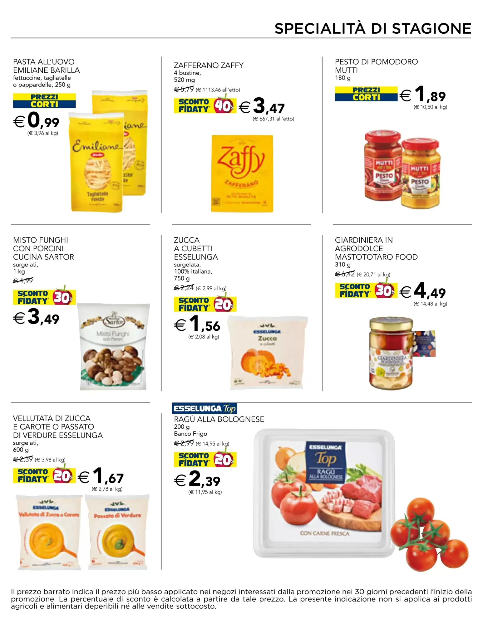 Volantino promozionale Esselunga  valide dal 24/09/2026 - Pagina 5.