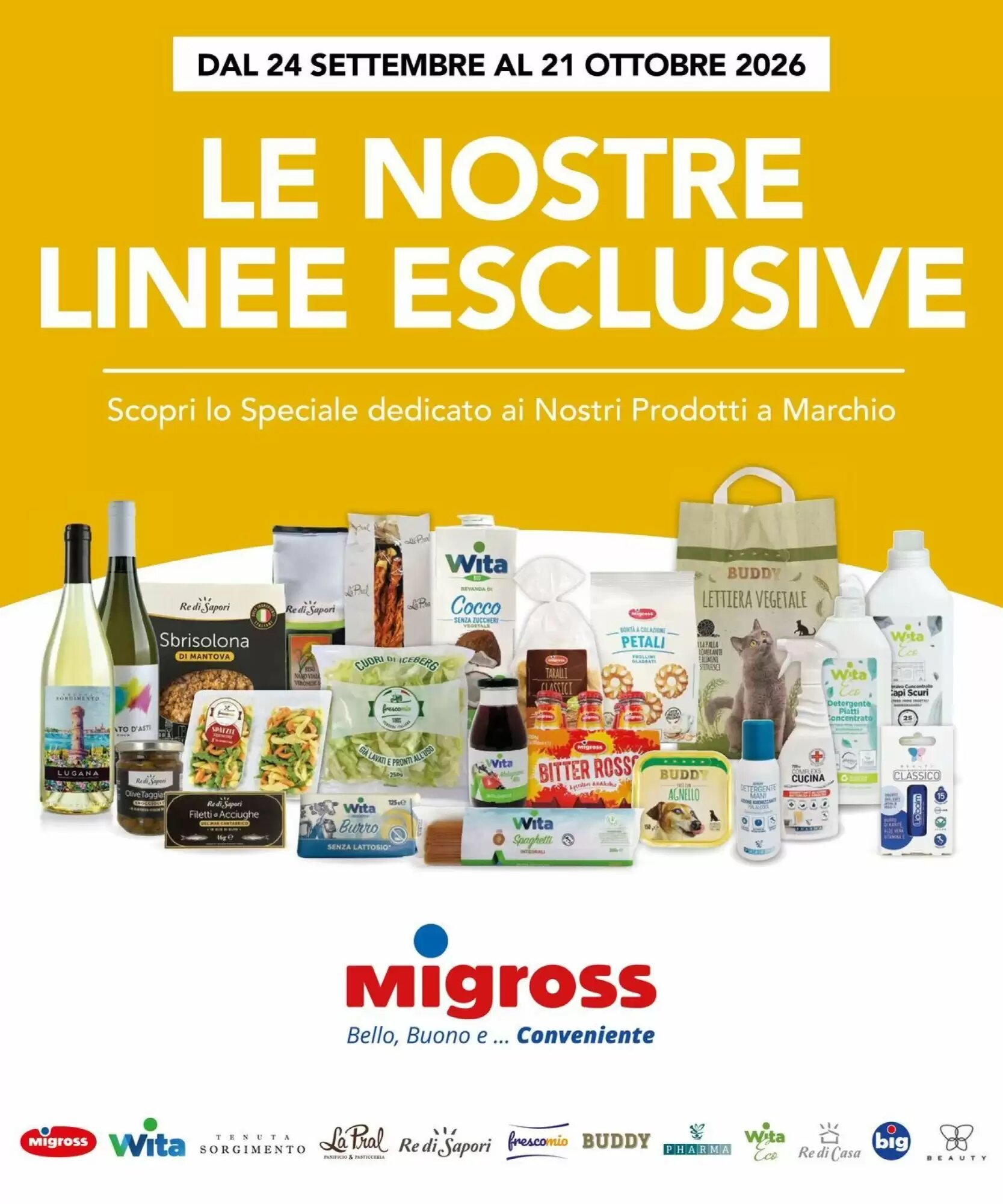 Volantino promozionale Migross Superstore  valide dal 24/09/2026 - Pagina 1.