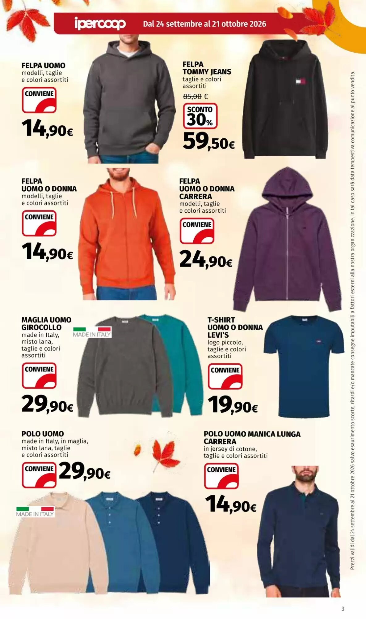 Volantino promozionale Ipercoop  valide dal 24/09/2026 - Pagina 3.