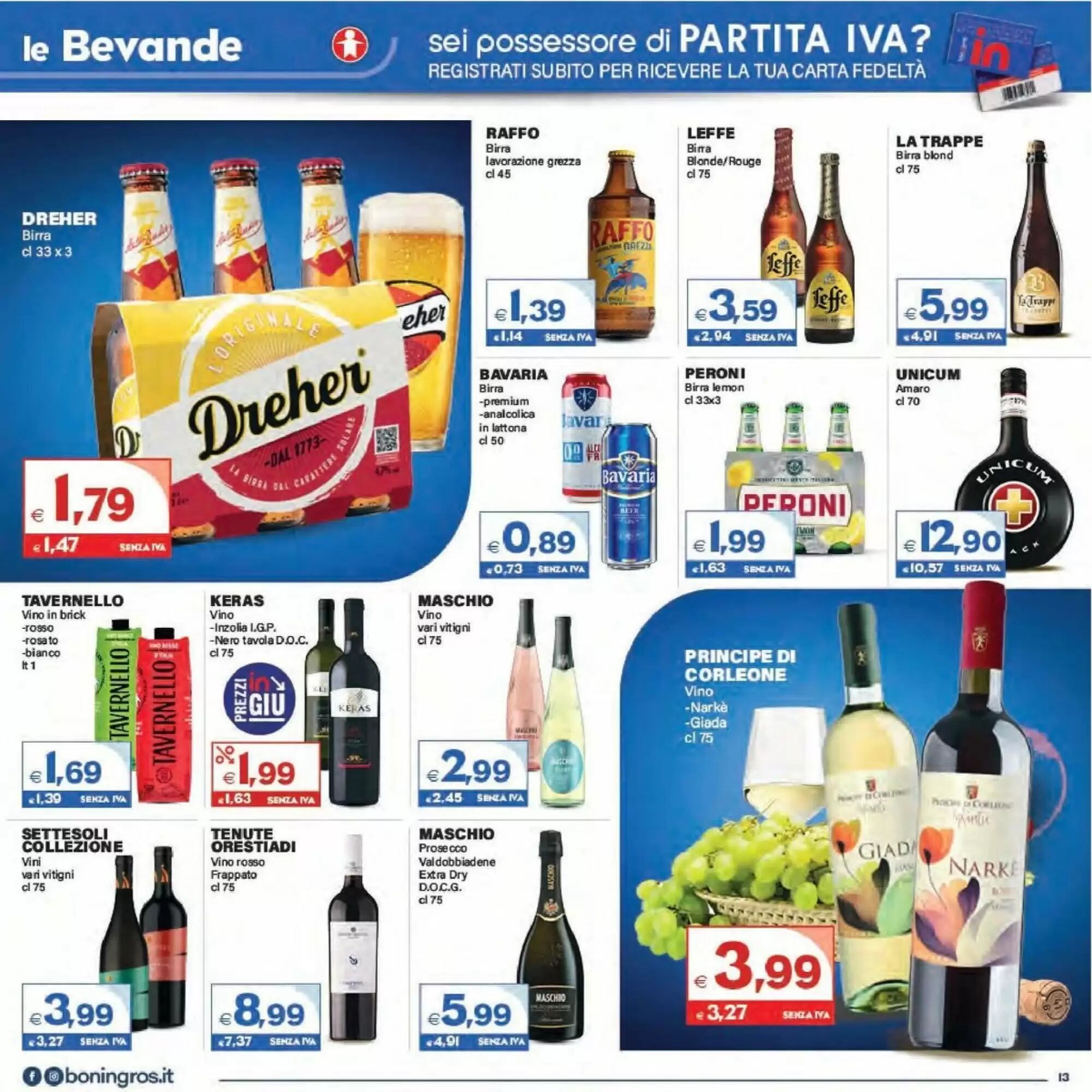 Volantino promozionale Boningros Cash and Carry  valide dal 24/09/2026 - Pagina 13.