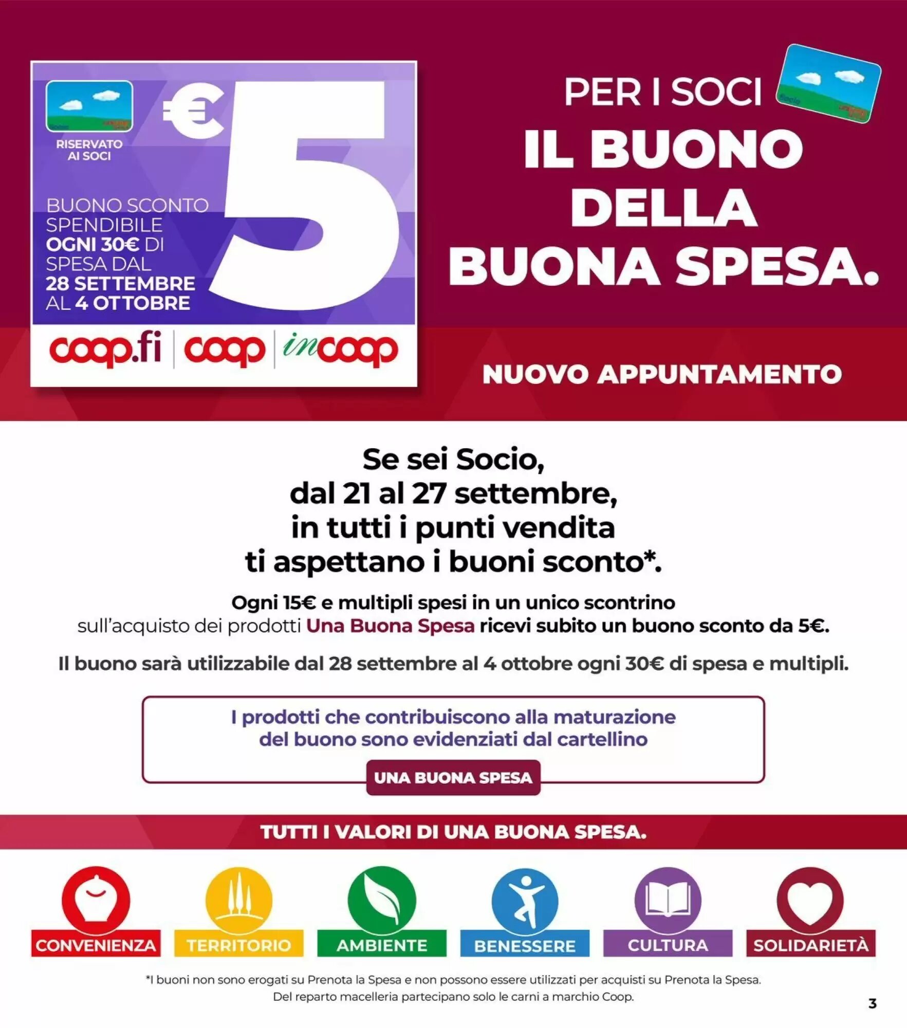 Volantino promozionale Coop  valide dal 24/09/2026 - Pagina 3.