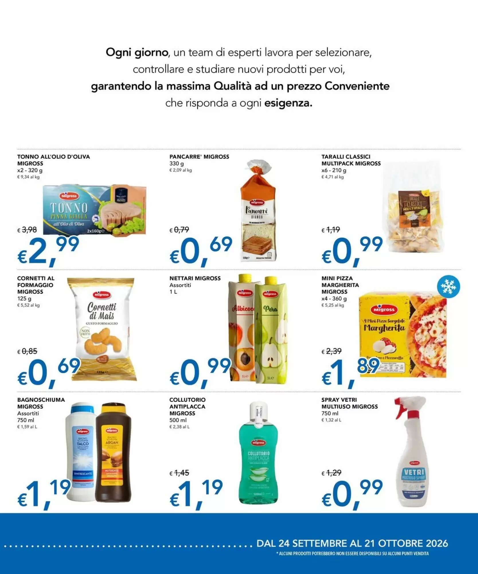 Volantino promozionale Migross Supermercati e Market  valide dal 24/09/2026 - Pagina 3.