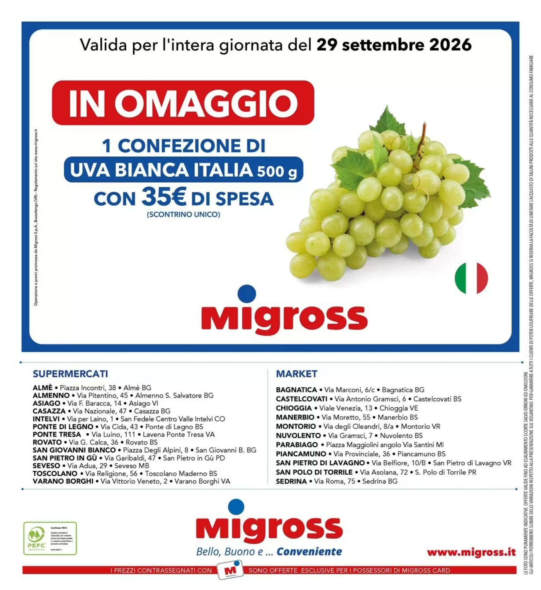 Volantino promozionale Migross Supermercati e Market  valide dal 24/09/2026 - Pagina 16.