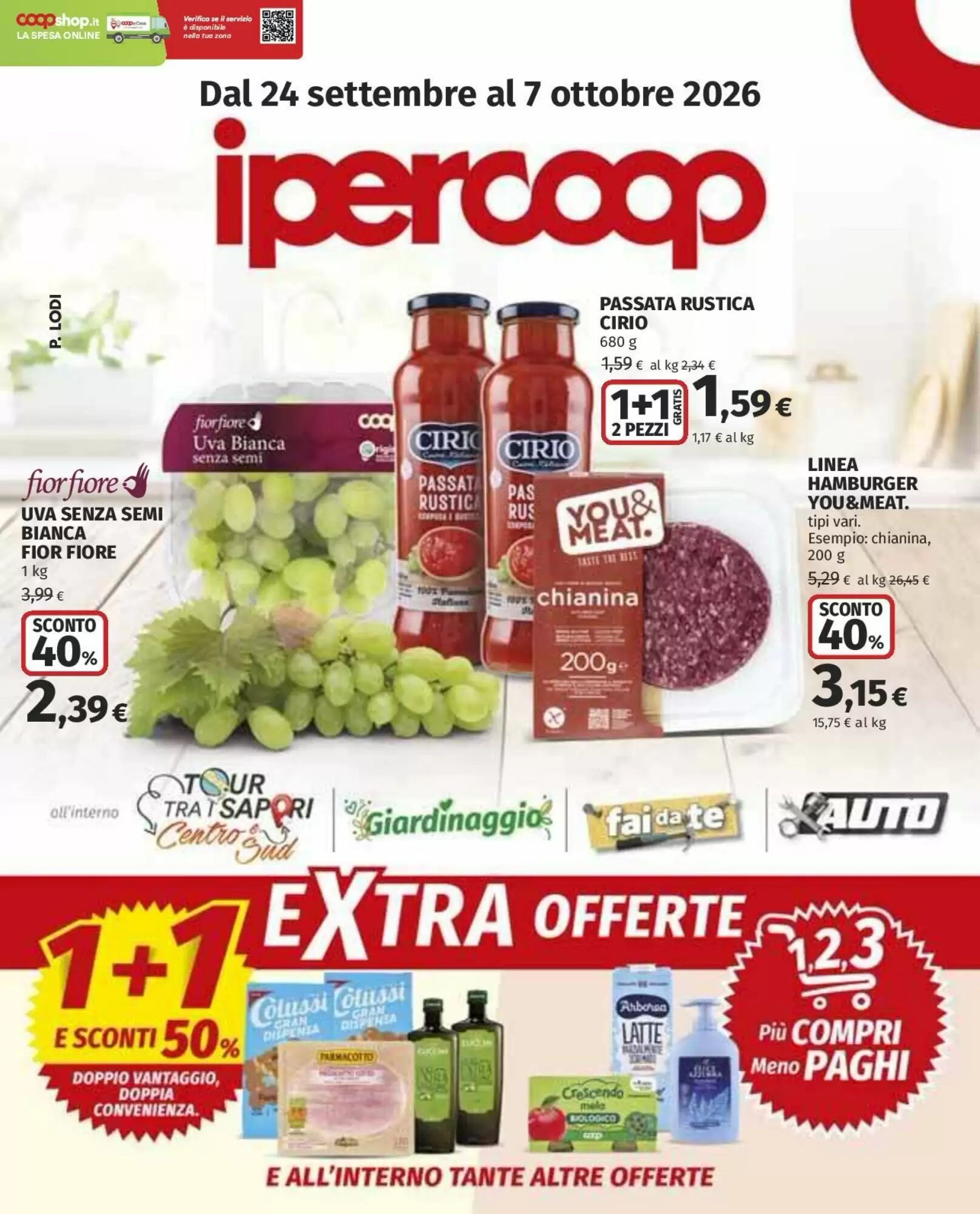Volantino promozionale Ipercoop valide dal 24/09/2026 - Pagina 1.