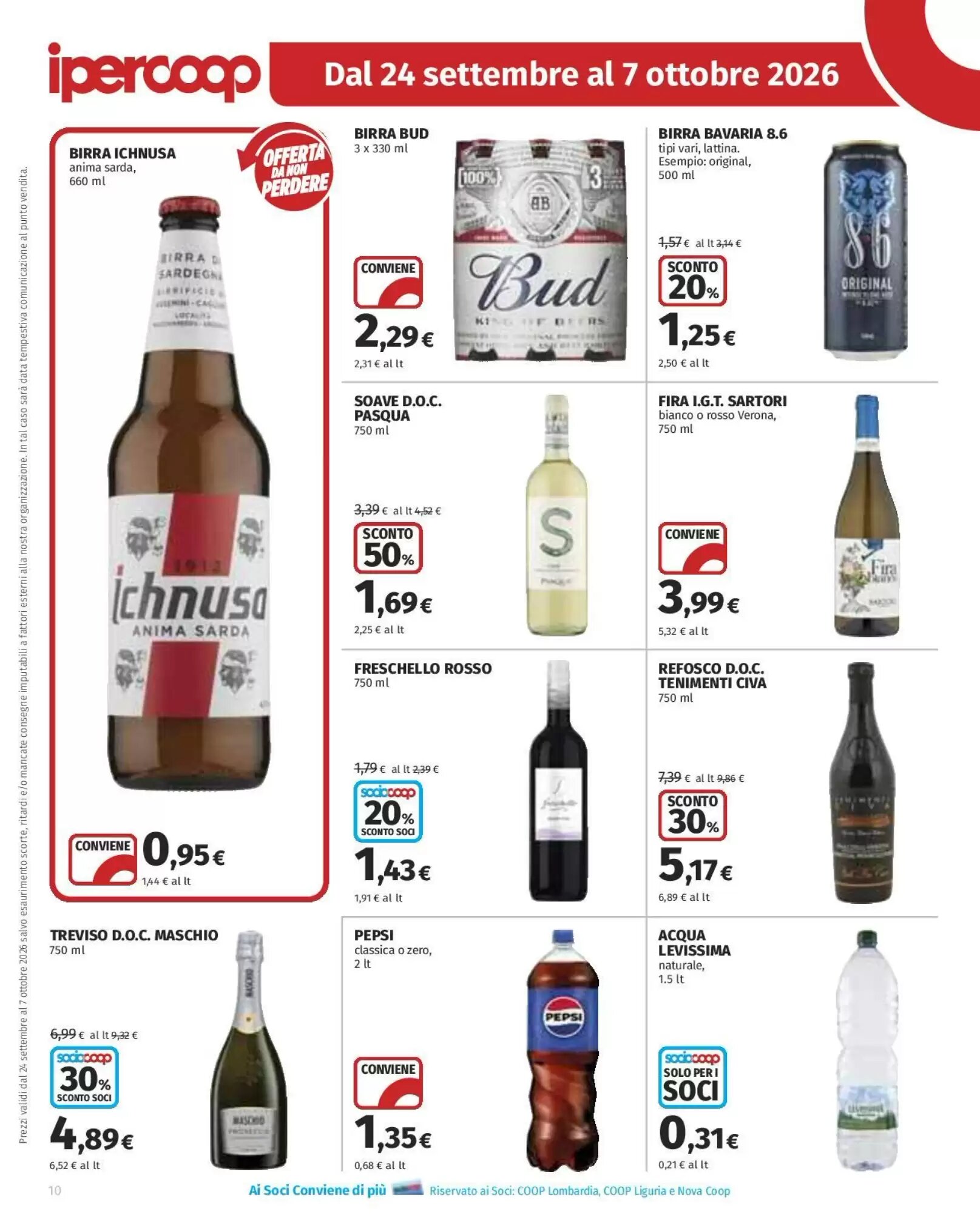 Volantino promozionale Ipercoop  valide dal 24/09/2026 - Pagina 10.