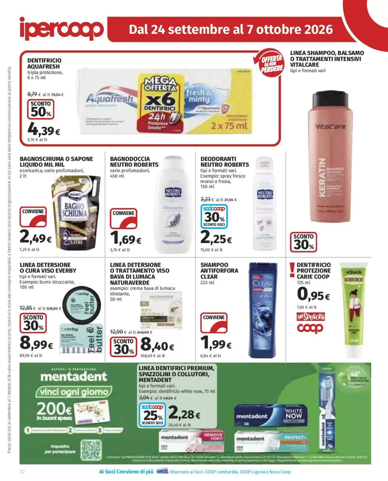 Volantino promozionale Ipercoop  valide dal 24/09/2026 - Pagina 22.