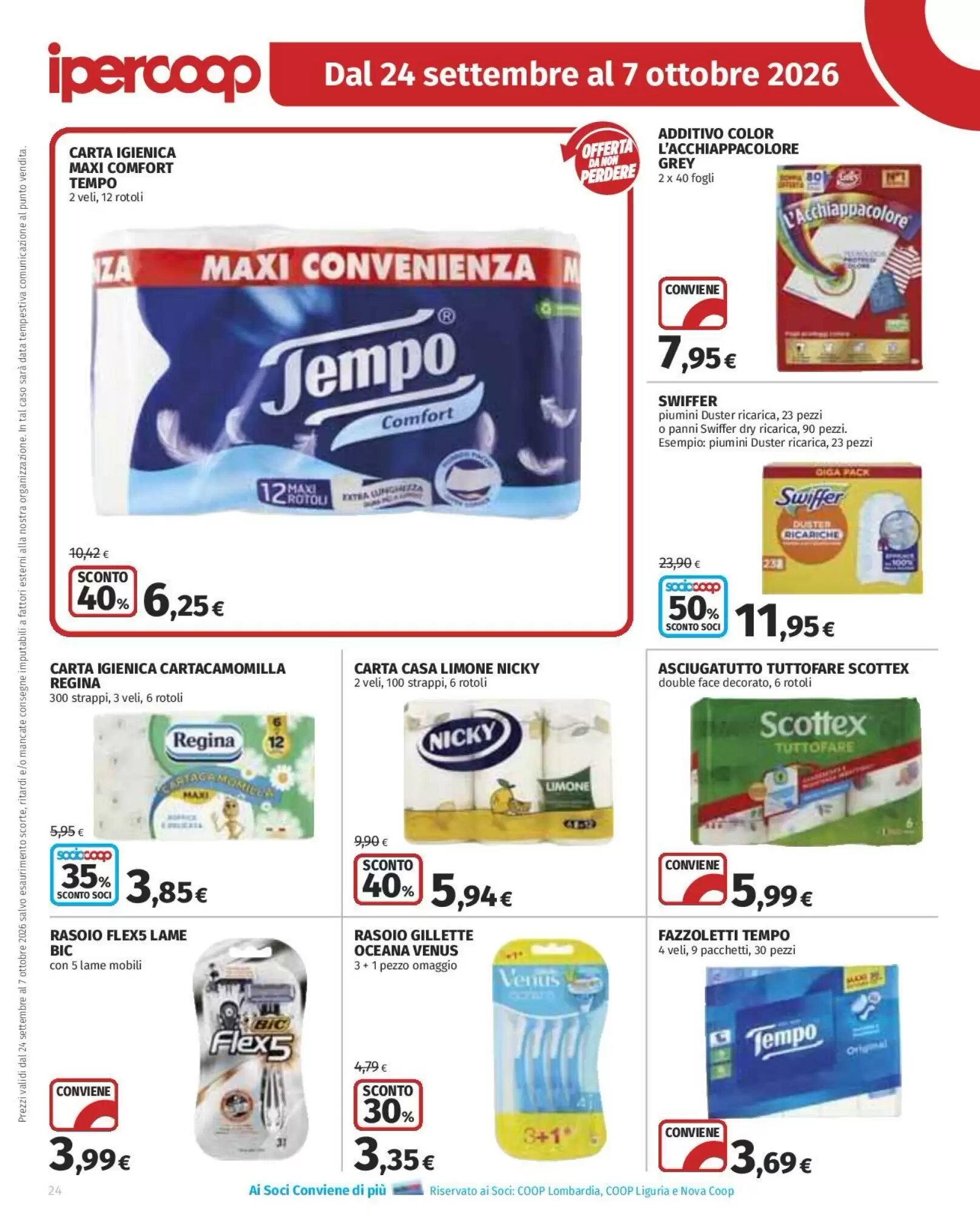Volantino promozionale Ipercoop  valide dal 24/09/2026 - Pagina 24.