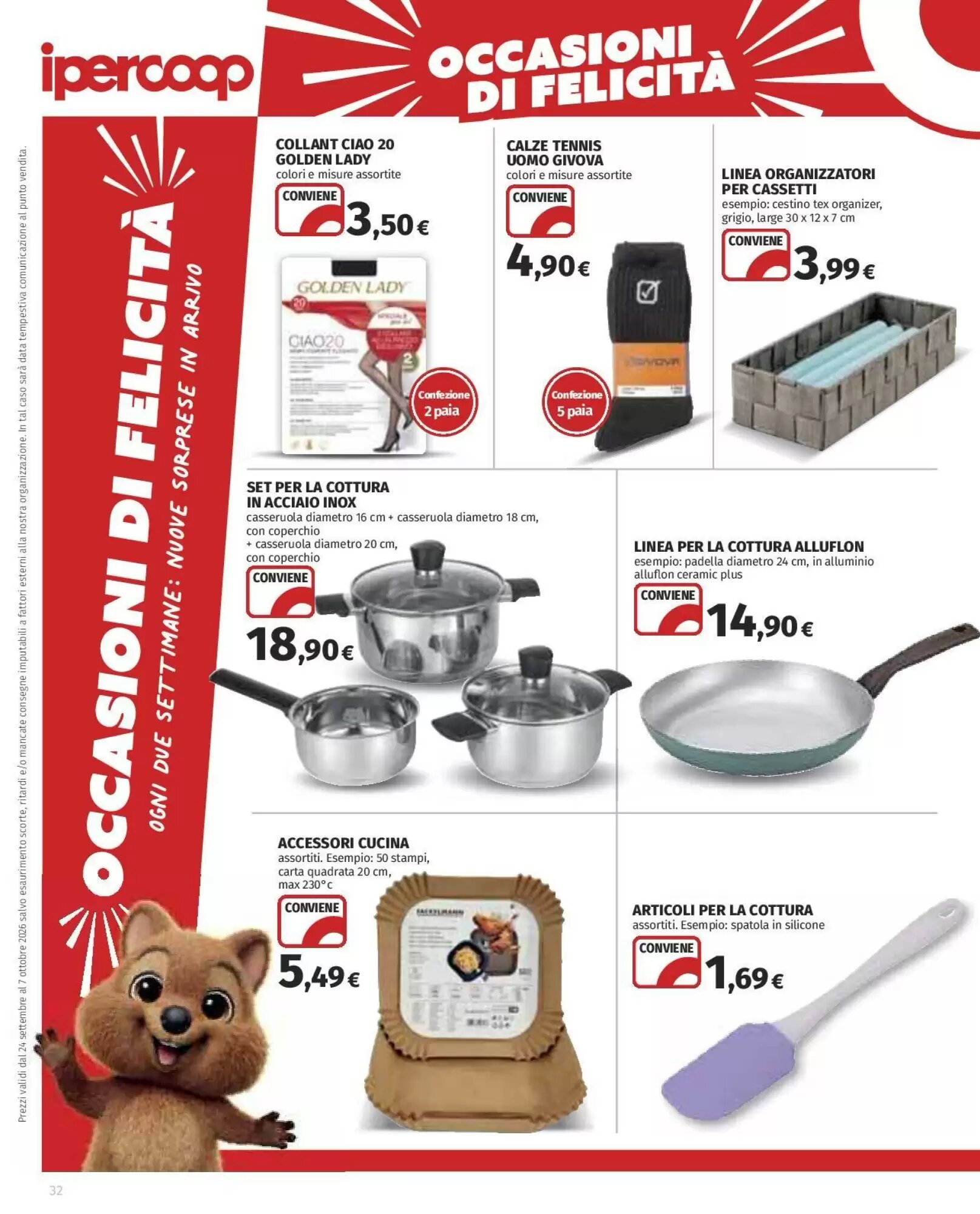 Volantino promozionale Ipercoop  valide dal 24/09/2026 - Pagina 32.